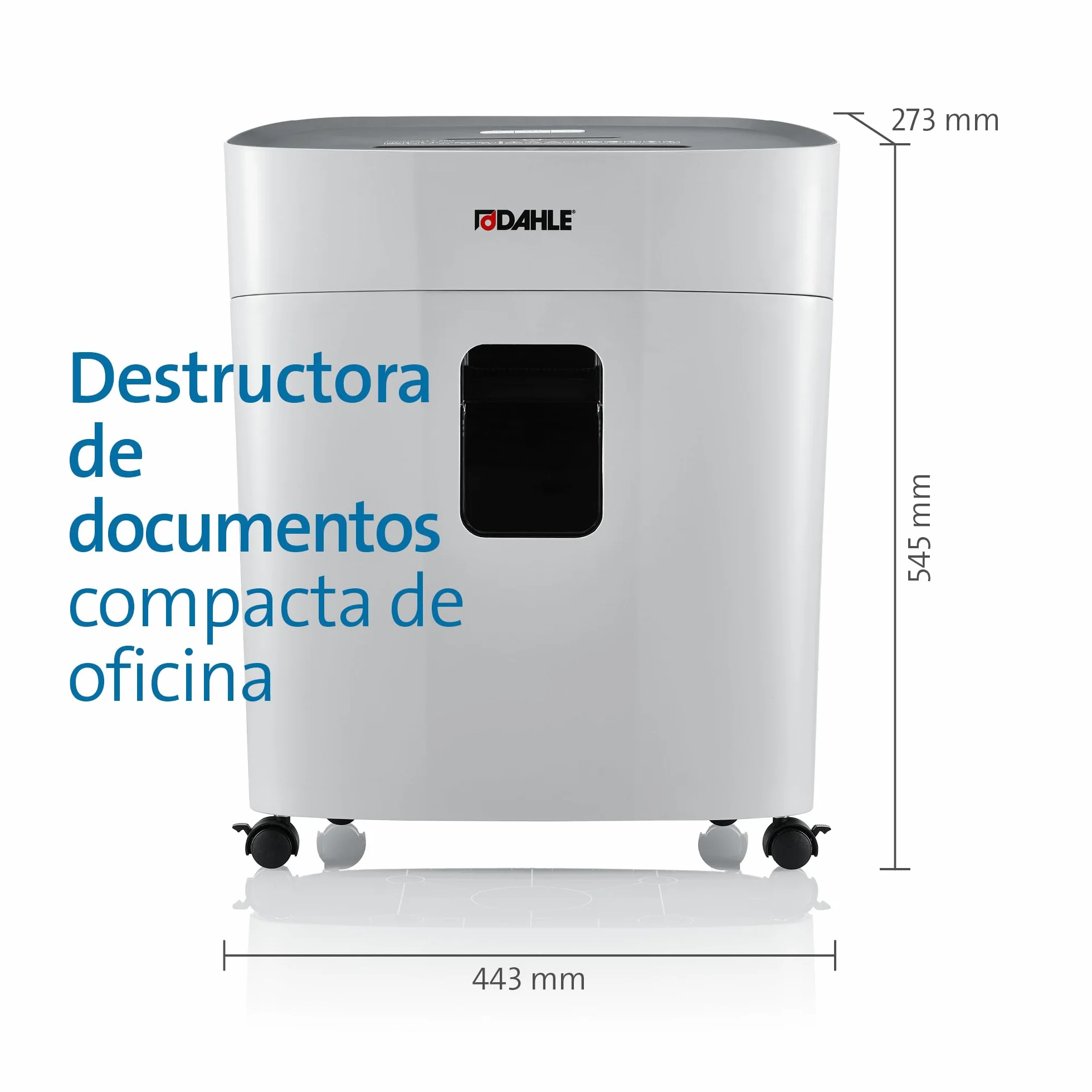 Dahle 23240-16171 Niszczarka, Szary, 10 arkuszy / 25 l