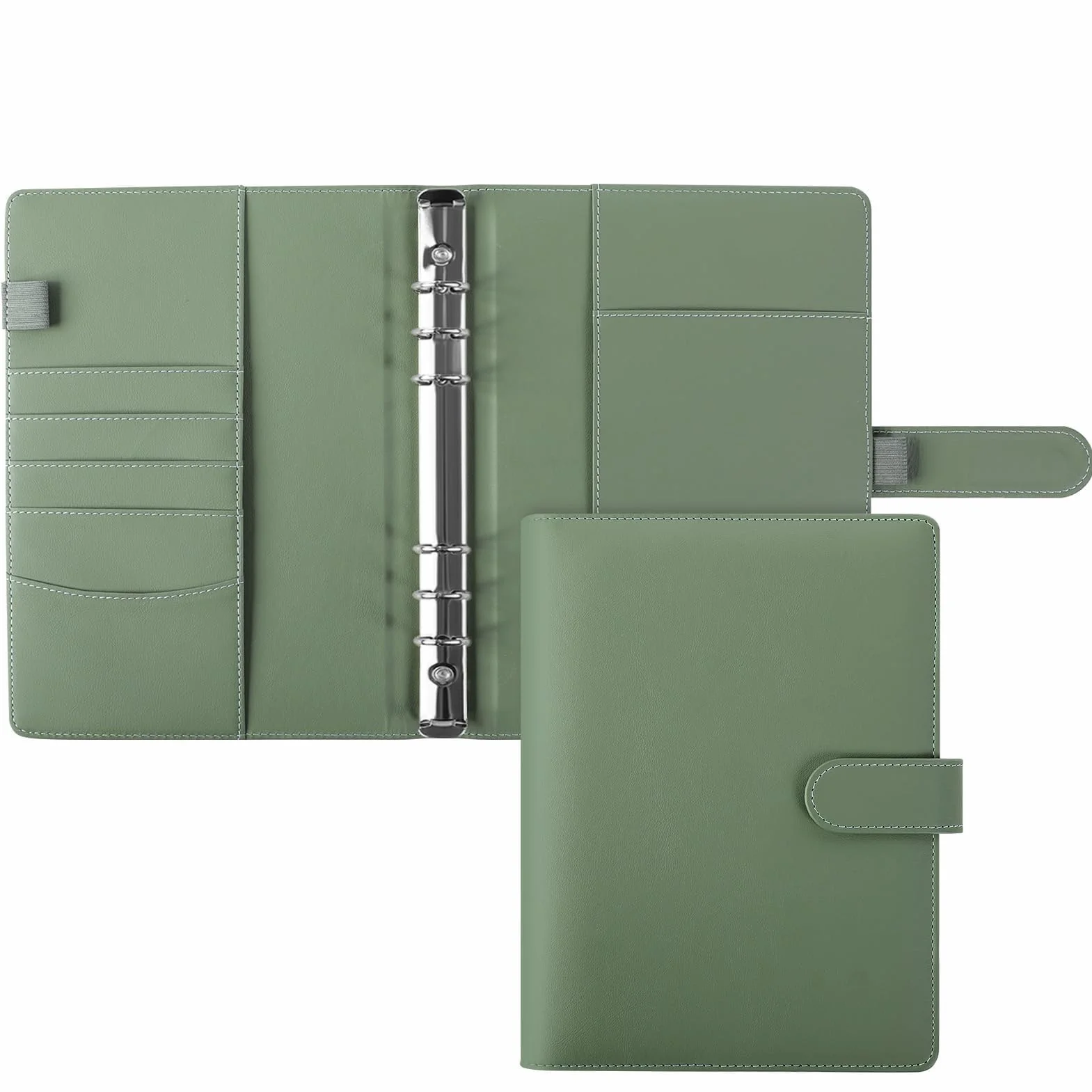 SKYDUE Binder A5, segregator i notatnik A5 do wielokrotnego napełniania, organizer do biura