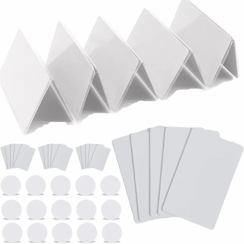 45 szt. Smart White Card Tag Rewritable
