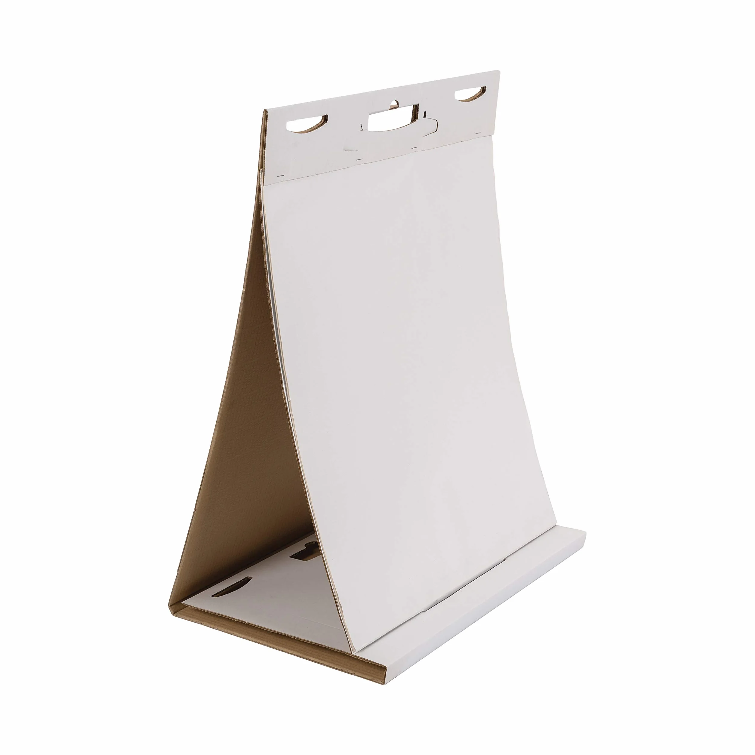 Stojak z 20 arkuszami flipchartów, niezadrukowany, samoprzylepny, 70 gr/m², 58,5 x 50 cm