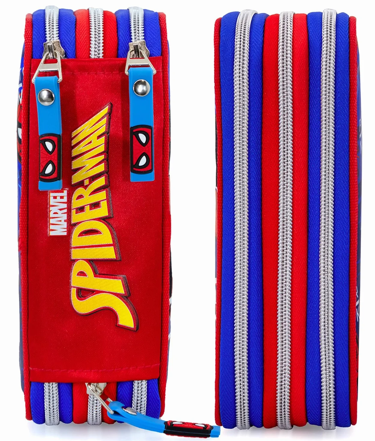Piórnik z potrójnym wypełnieniem 44 akcesoria szkolne 20 cm Spiderman