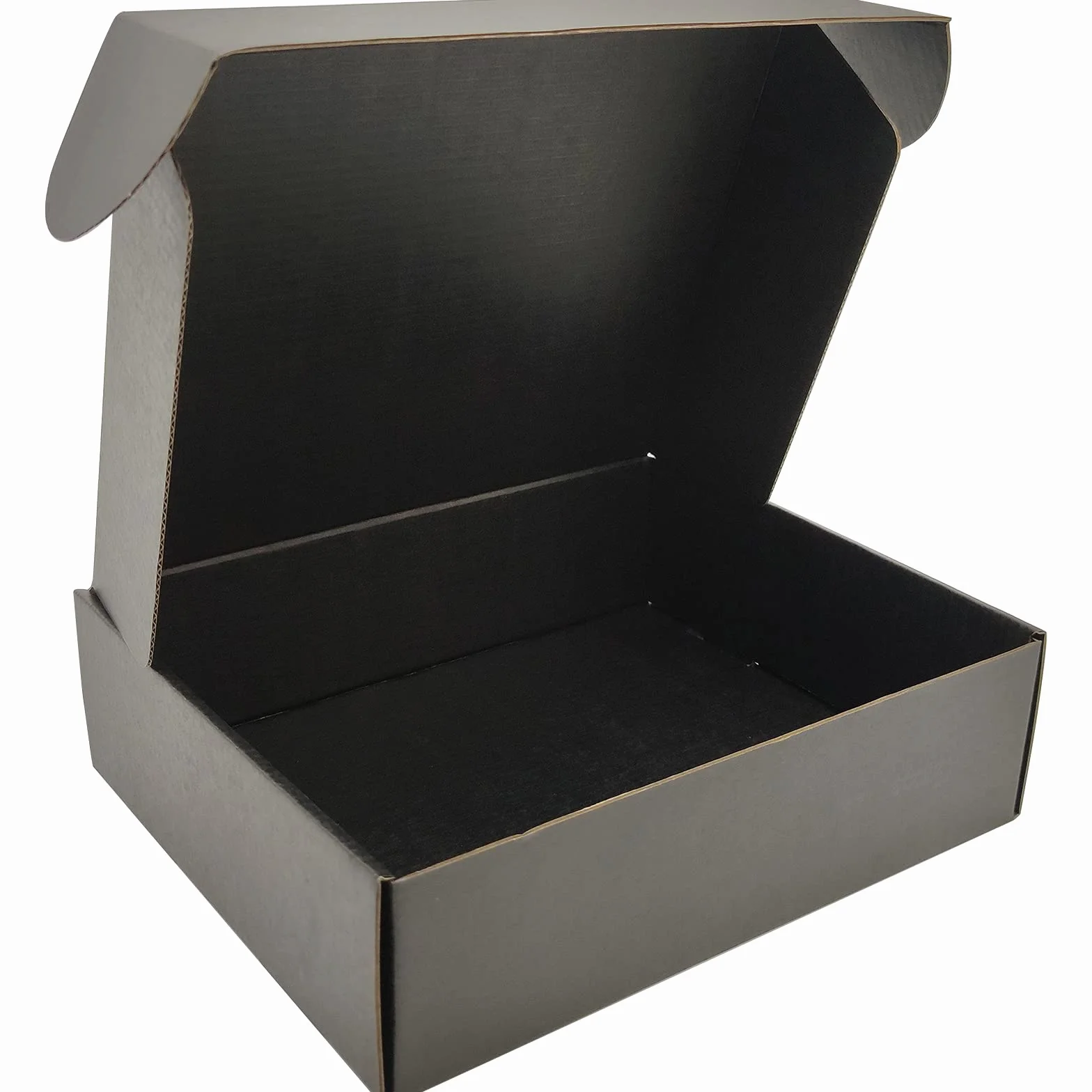 Małe pudełka pocztowe, 25x20x7cm, pudełka kartonowe do wysyłki pocztowej, czarne, do pakowania przesyłek, pudełka do wysyłania, dostarczania, pakowania dla małej firmy (opakowanie 25 szt.)
