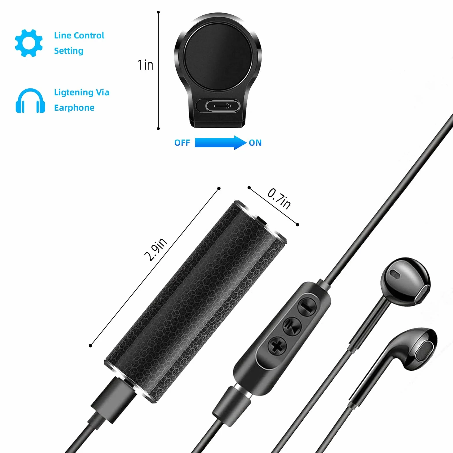 Dyktafon magnetyczny, nagrywarka z nagrywaniem trwałym przez 30 dni, mini dyktafon, możliwość ponownego ładowania przez USB, nagrywanie One Touch, sterowanie głosem, dyktafon mini
