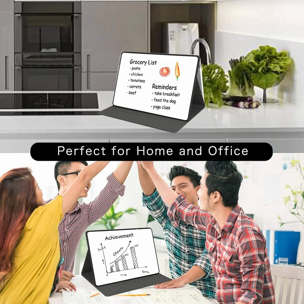 Mini składana tablica suchościeralna dwustronna 30 x 19,8 cm