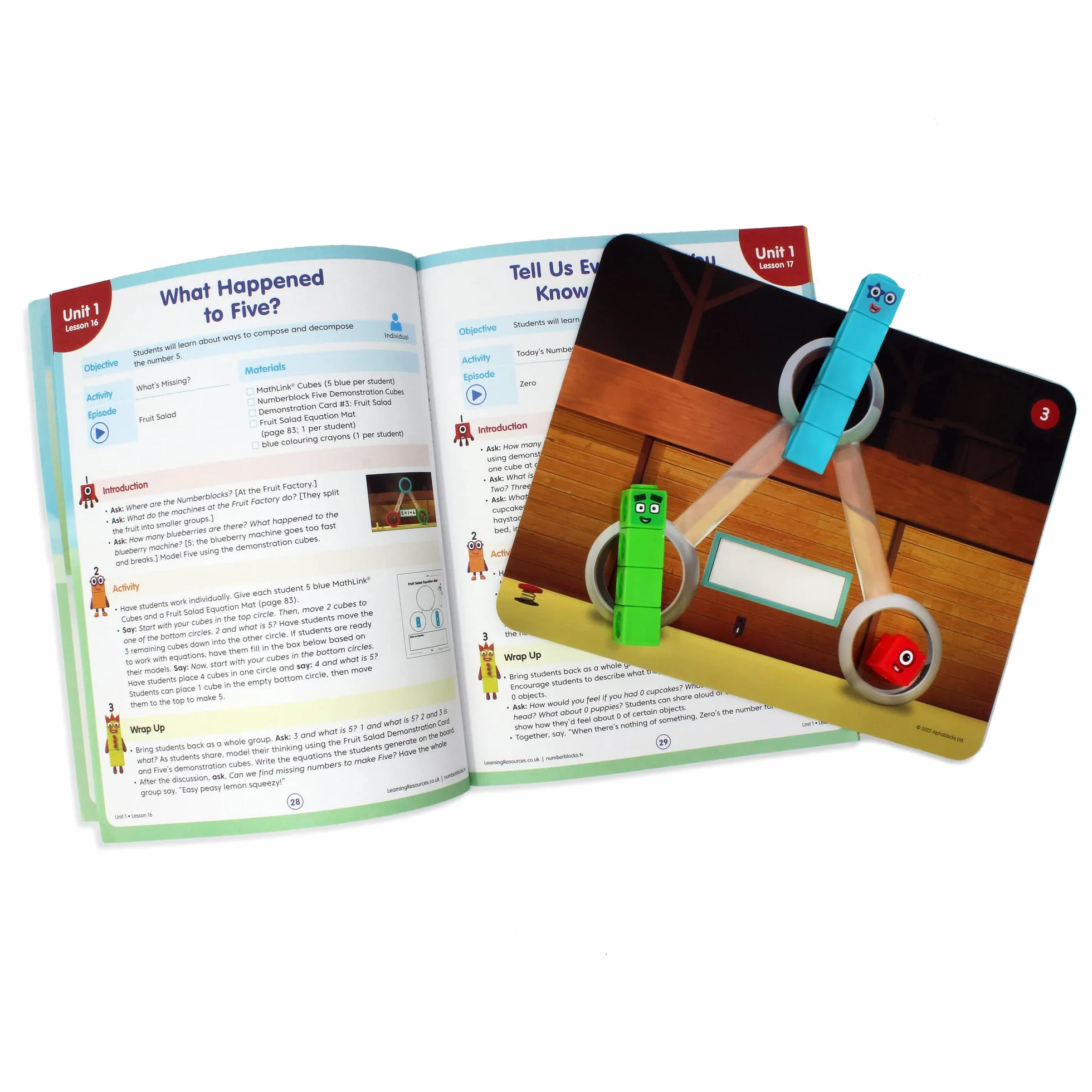 Learning Resources MathLink Kostki Bloki numeryczne Zestaw