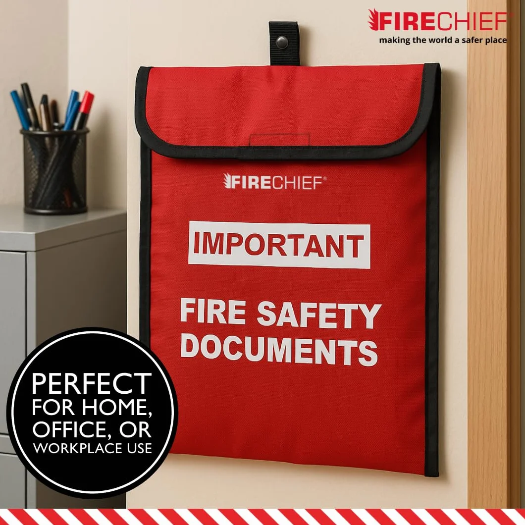 Firechief HSDA4 uchwyt na dokumenty A4 czerwony