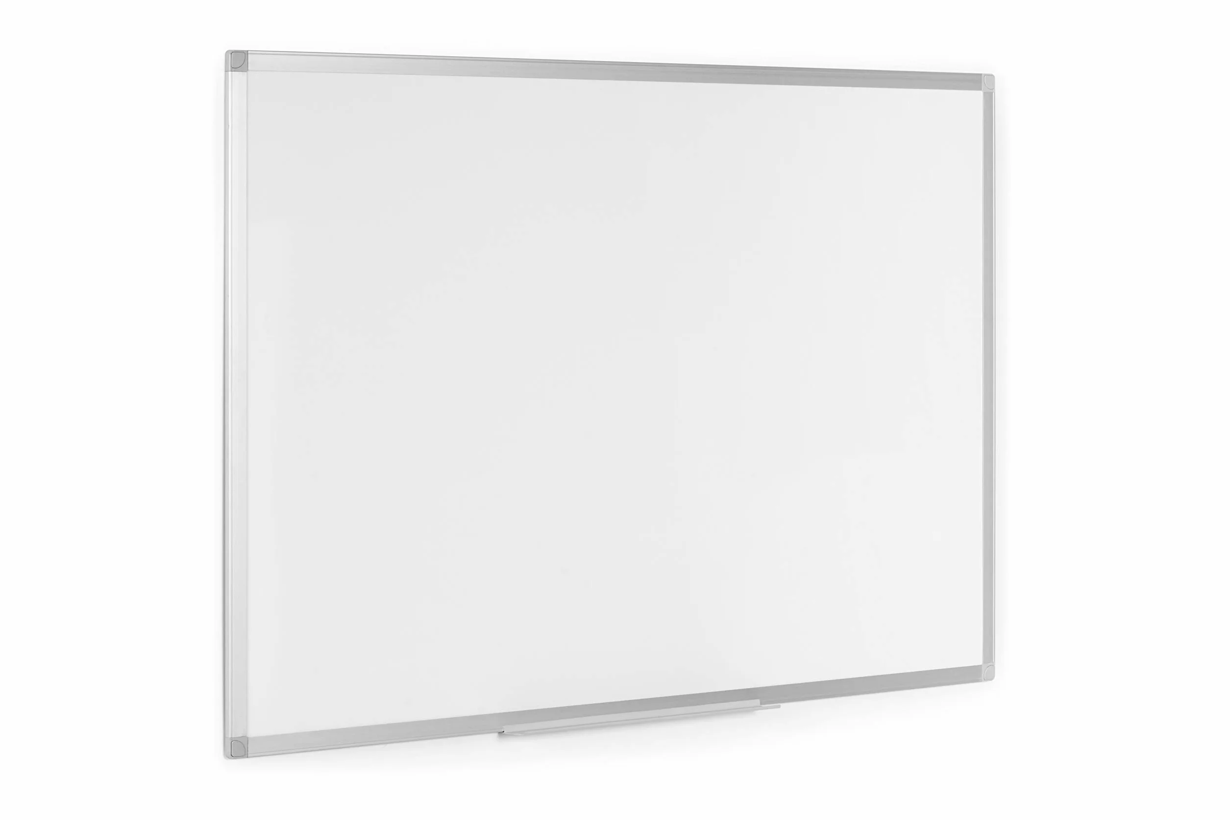 Magnetyczna tablica suchościeralna, 90 x 60 cm, z aluminiową ramą i półką na długopisy, zmywalna i wielokrotnego zapisywania