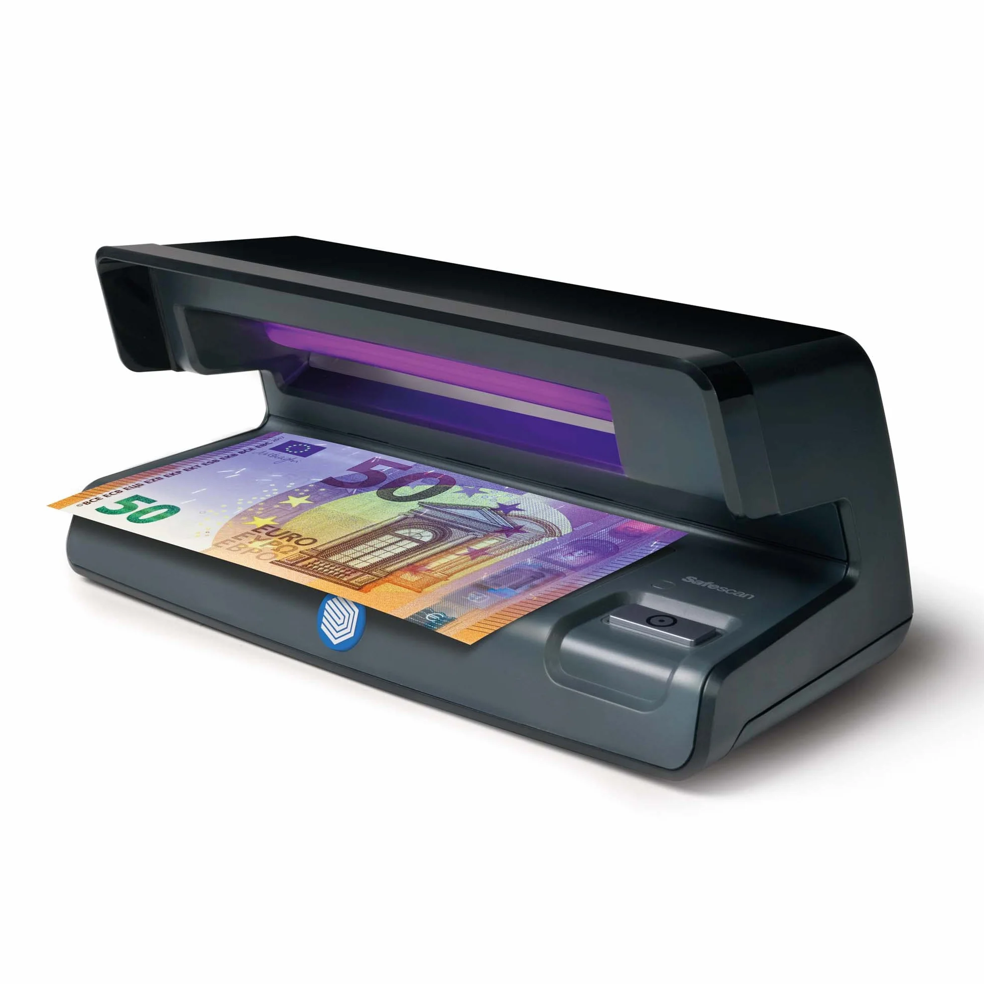 Safescan 50 Black – wykrywacz UV do fałszywych banknotów, sprawdzania kart kredytowych i dokumentów tożsamości