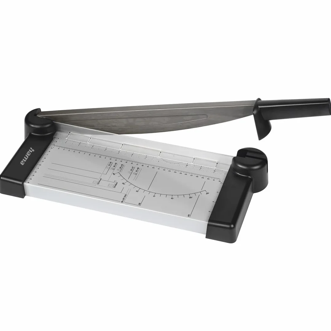 Hama gilotyna do folii i papieru Pro Cut S330PL (domowa oraz do biura, długość cięcia 330 mm, do 10 kartek) srebrna