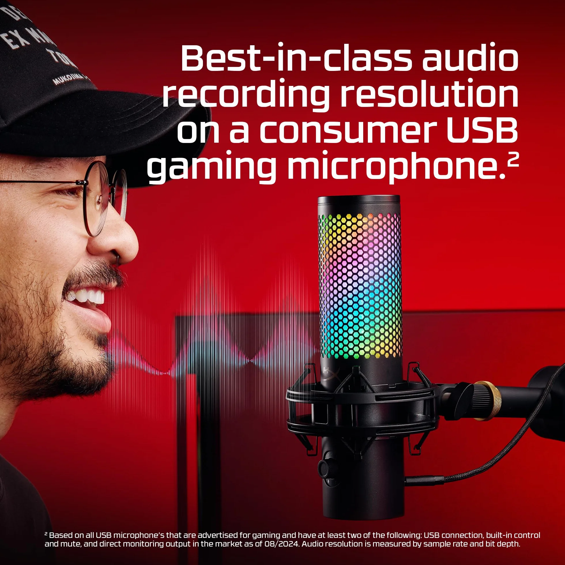 HyperX QuadCast 2 S mikrofon USB RGB czarny