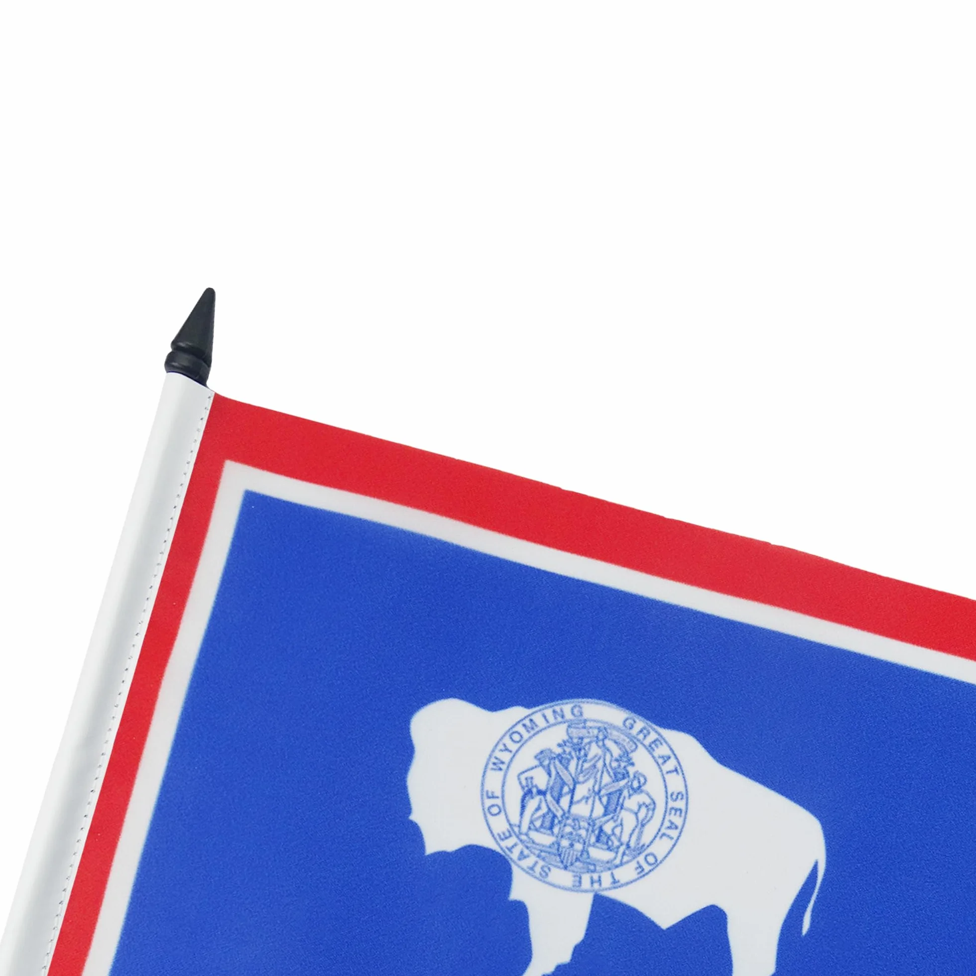 Drapeau de Table Wyoming en Polyester 100D, 21cm x 14cm