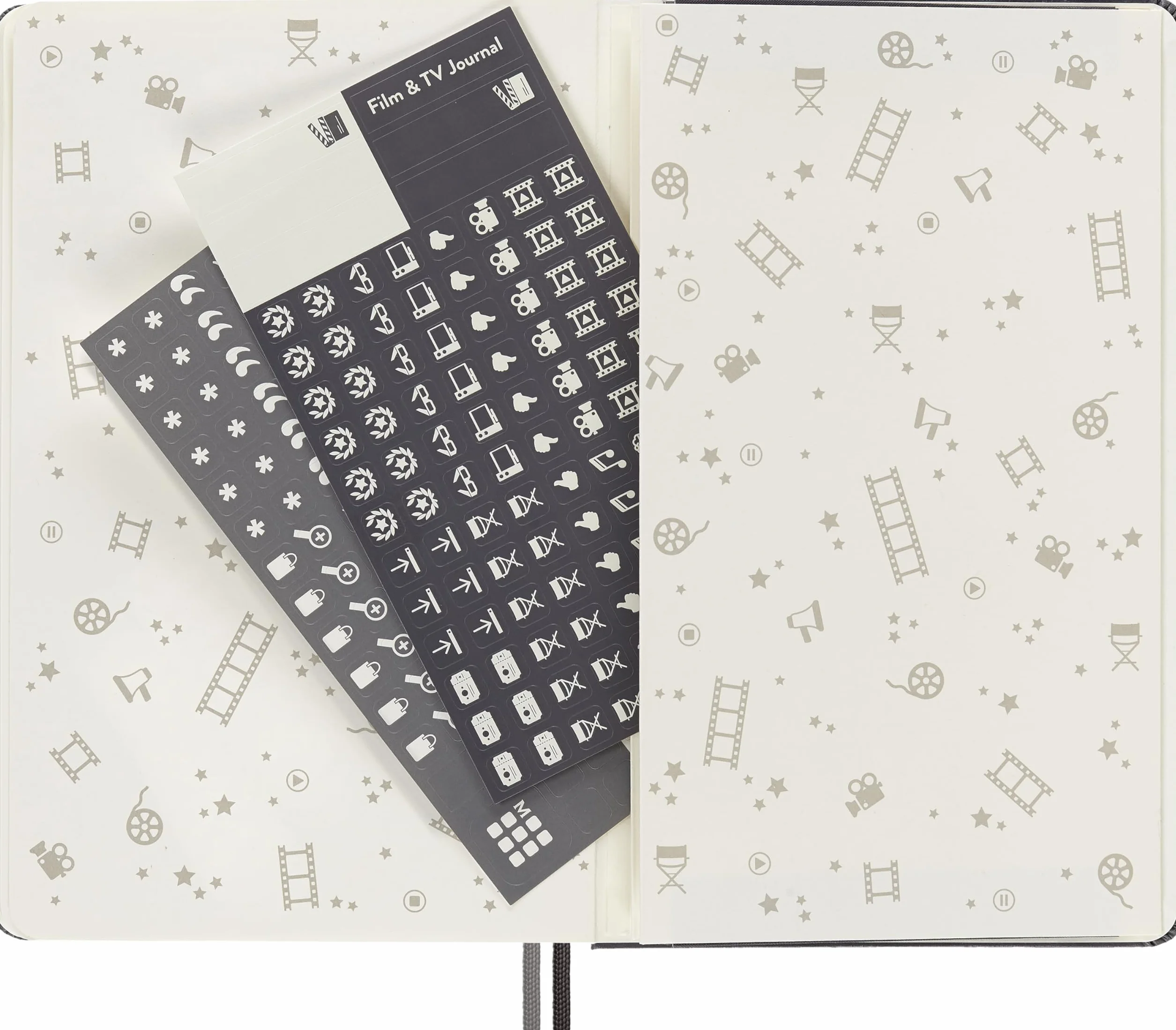 Moleskine Passion Journal - Film & TV, Large/A5, Fester Einband, Dunkelgrau