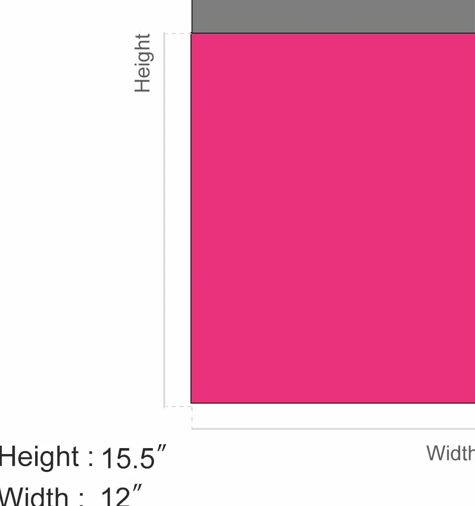 Torby pocztowe plastikowe 30,5 x 39,5 cm 100 szt. Różowy