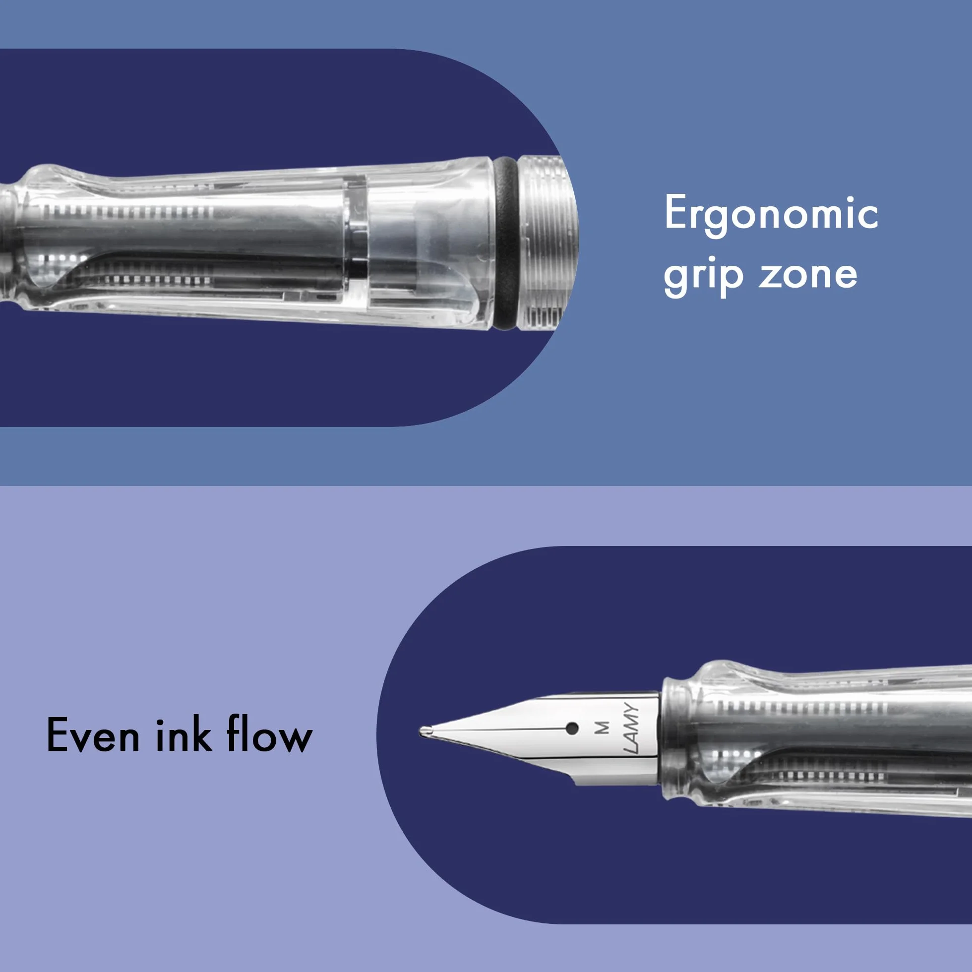 Lamy F/P 12 M Pióro Wieczne Przezroczyste