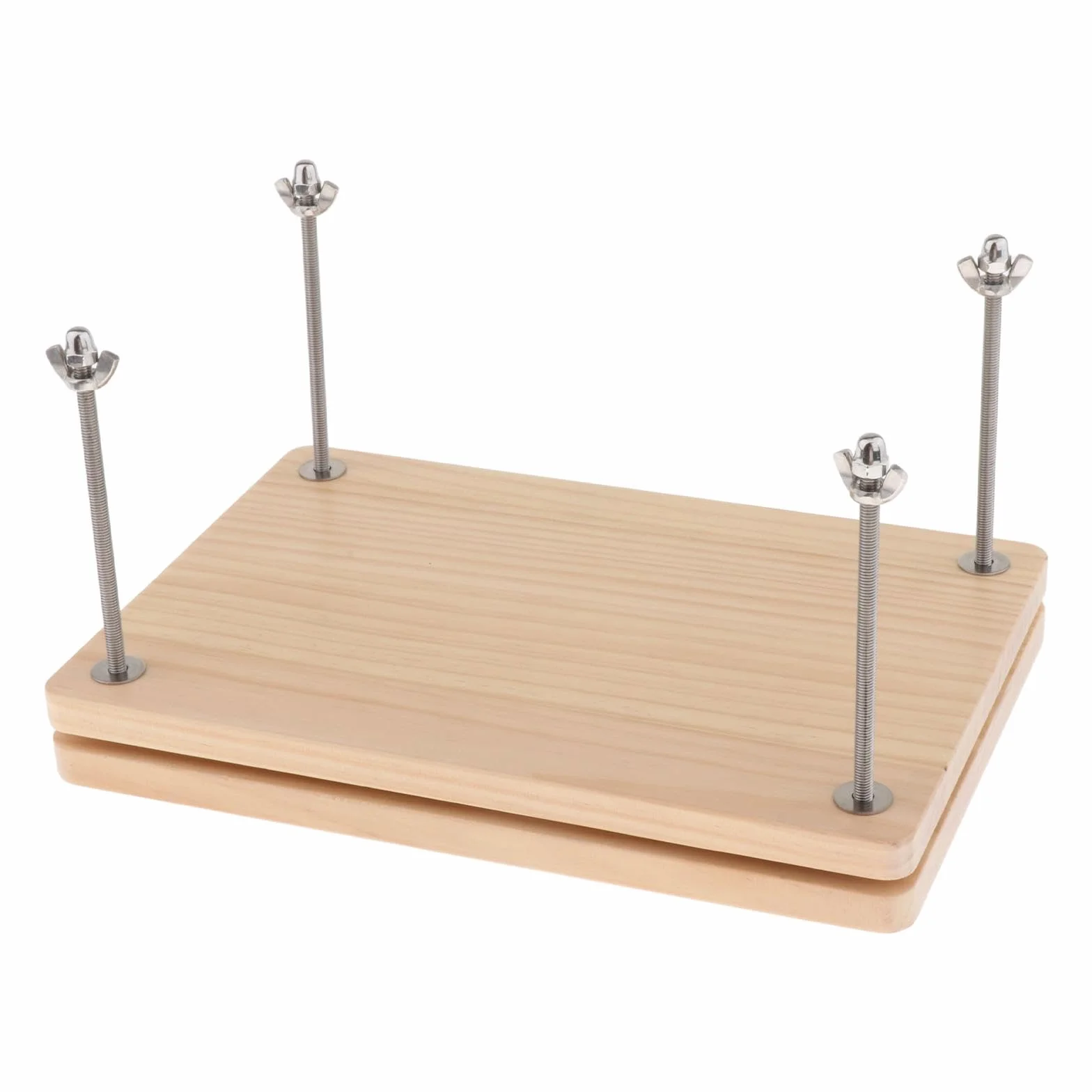 Drewniana prasa do książek, prasa introligatorska, drewniana prasa do papieru, prasa do bindowania książek na biurko, materiały introligatorskie DIY