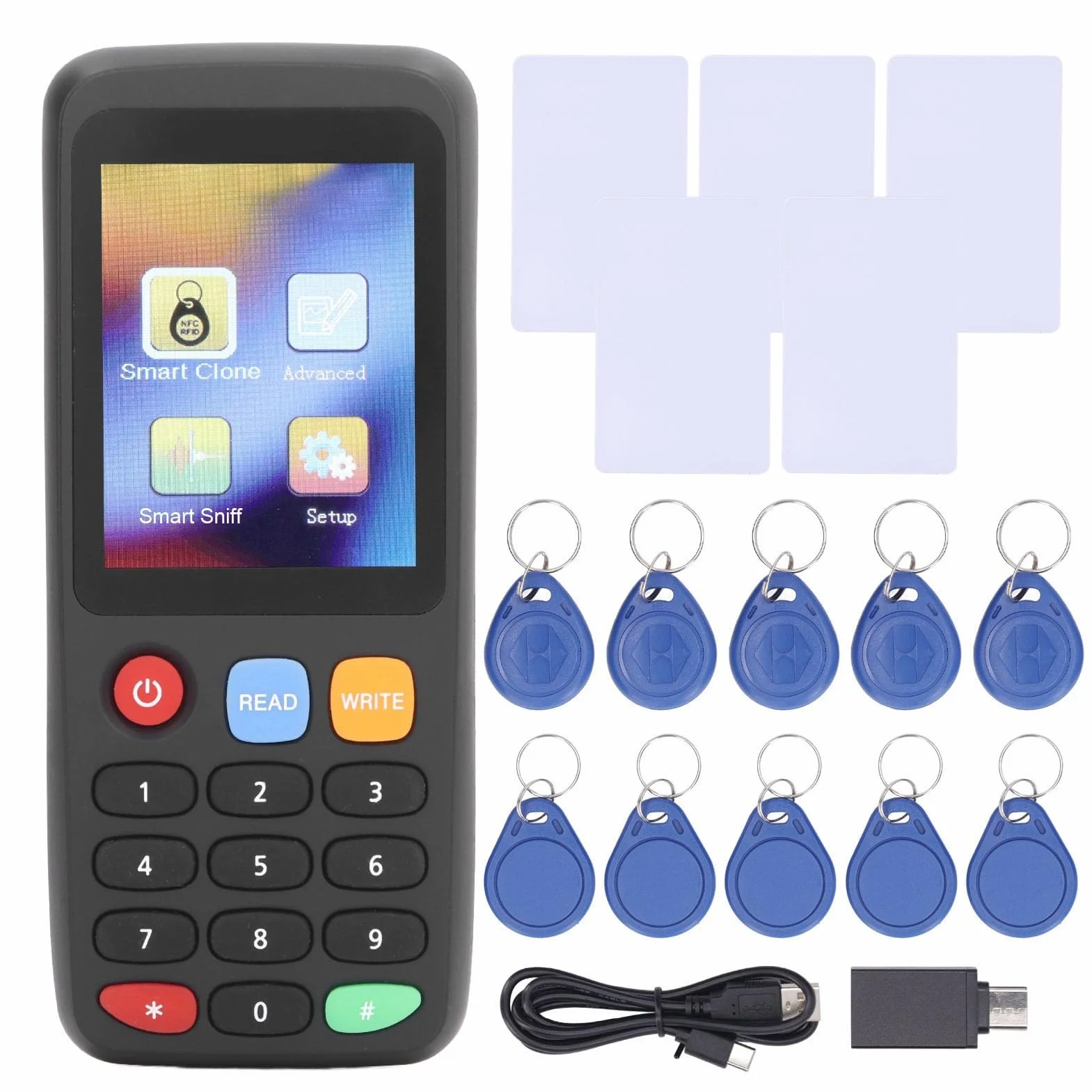 Kopiarka Kart NFC Pisarz X7 Powielacz Kart Dostępu ID IC Karta Windy NFC Kopiarka Czytnik Kart Programator do Użytku Domowego (-1021230075711)