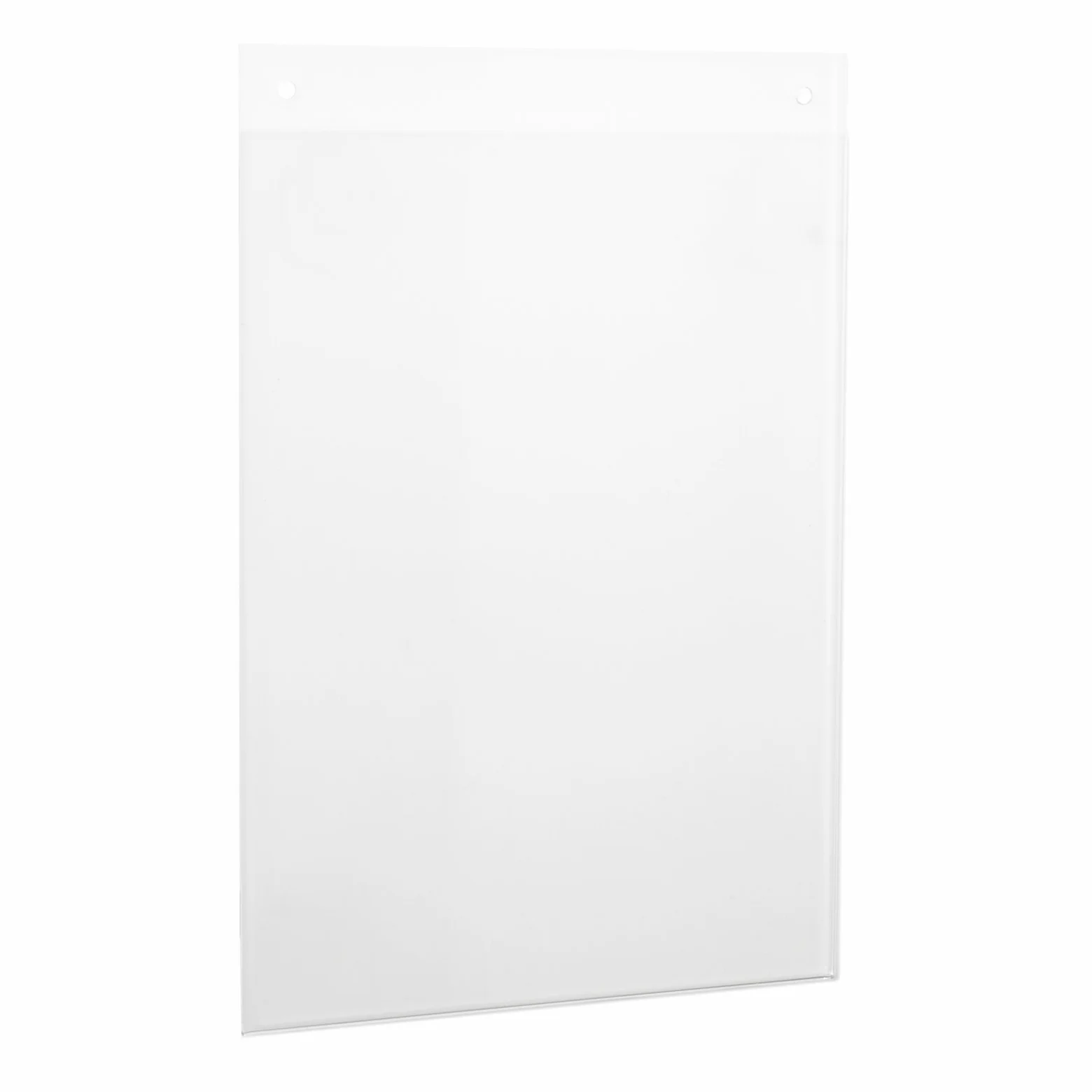 VITAdisplays® uchwyt na plakat DIN A4 reklamowy, szkło akrylowe, przezroczysty (NE-380H)