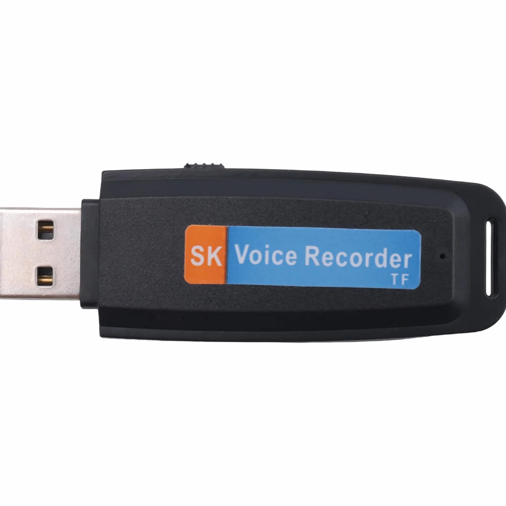 Cyfrowy dyktafon USB do ładowania U-Disk Mini dyktafon aktywowany dyktafonem - czarny