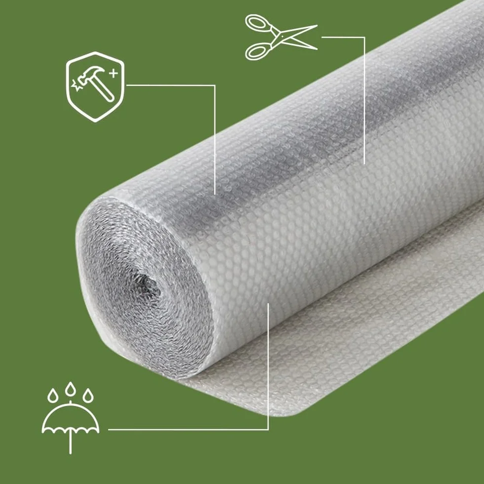 Pack And Move - Folia bąbelkowa z recyklingu - 1 x 20 M - Przeprowadzka, wysyłka i ochrona - Wysokiej jakości papier bąbelkowy