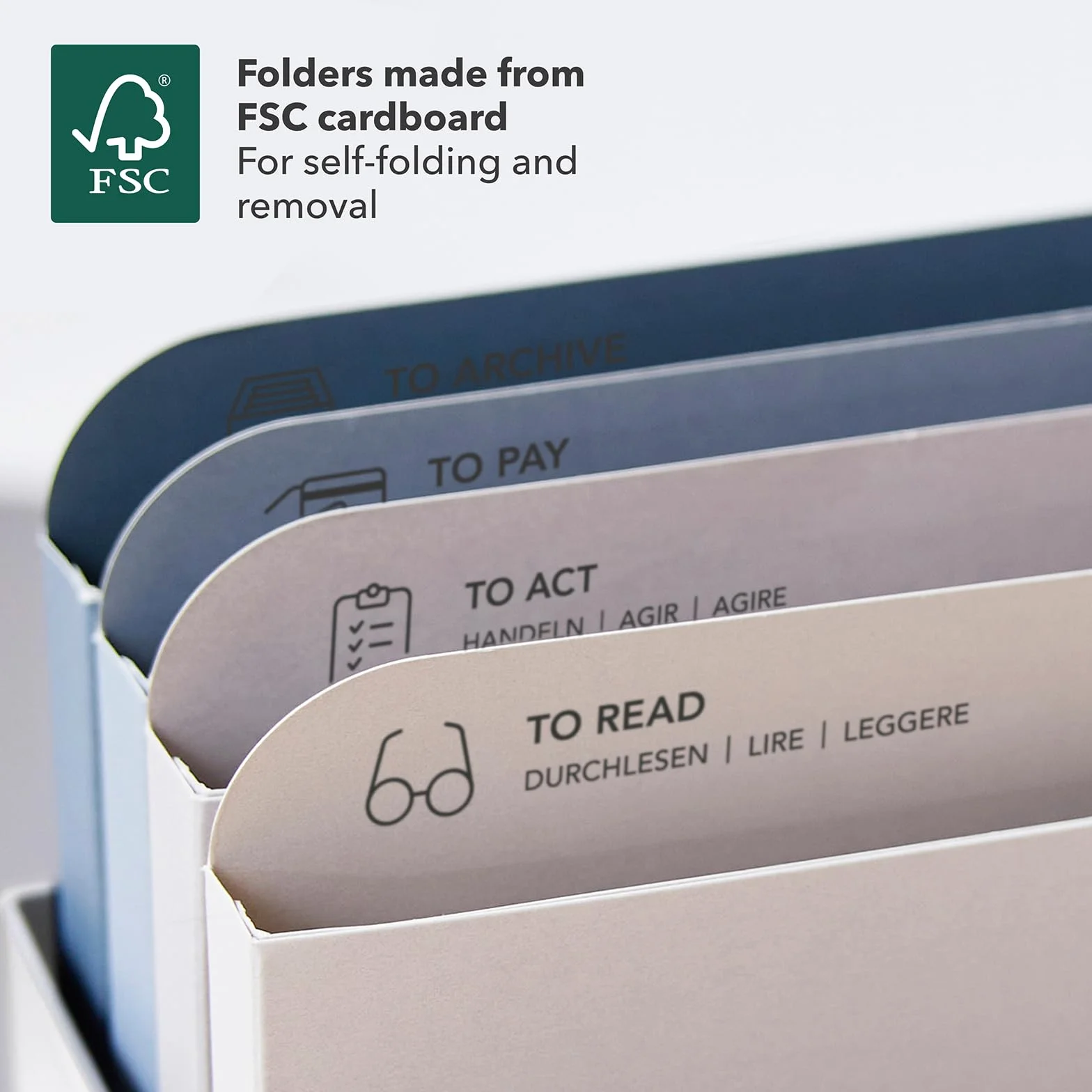 Rotho MyPaper organizer na dokumenty MY PAPER Plus, tworzywo sztuczne (PP), bez BPA, biały, 36,4 x 16,8 x 31,7 cm