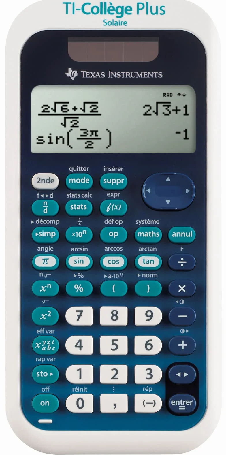 Texas Instruments TI College PLUS Solaire kalkulator