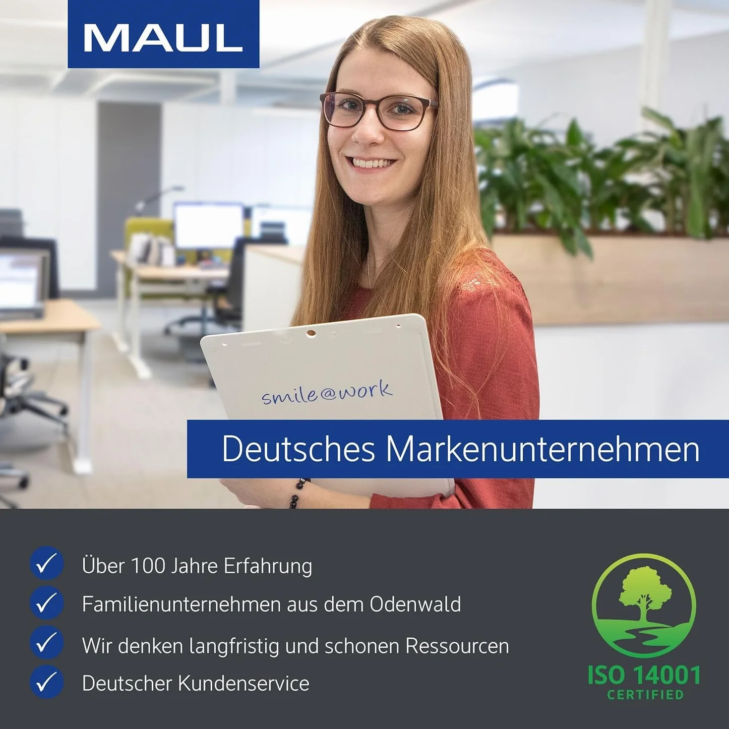 MAUL Tabliczki Imienne, 210 X 75 Mm, Karton 190 G/M², Białe, 100 Sztuk