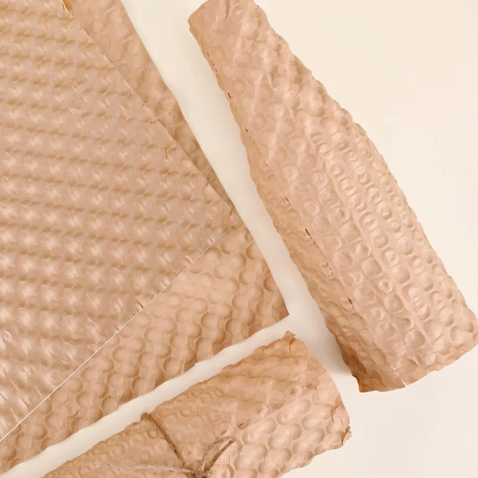 Papierowa owijka bąbelkowa, ekologiczna owijka amortyzująca, 50 arkuszy 29 x 30 cm, bańka papierowa do pakowania, materiały do przeprowadzki, wysyłki, materiałów eksploatacyjnych, przechowywania