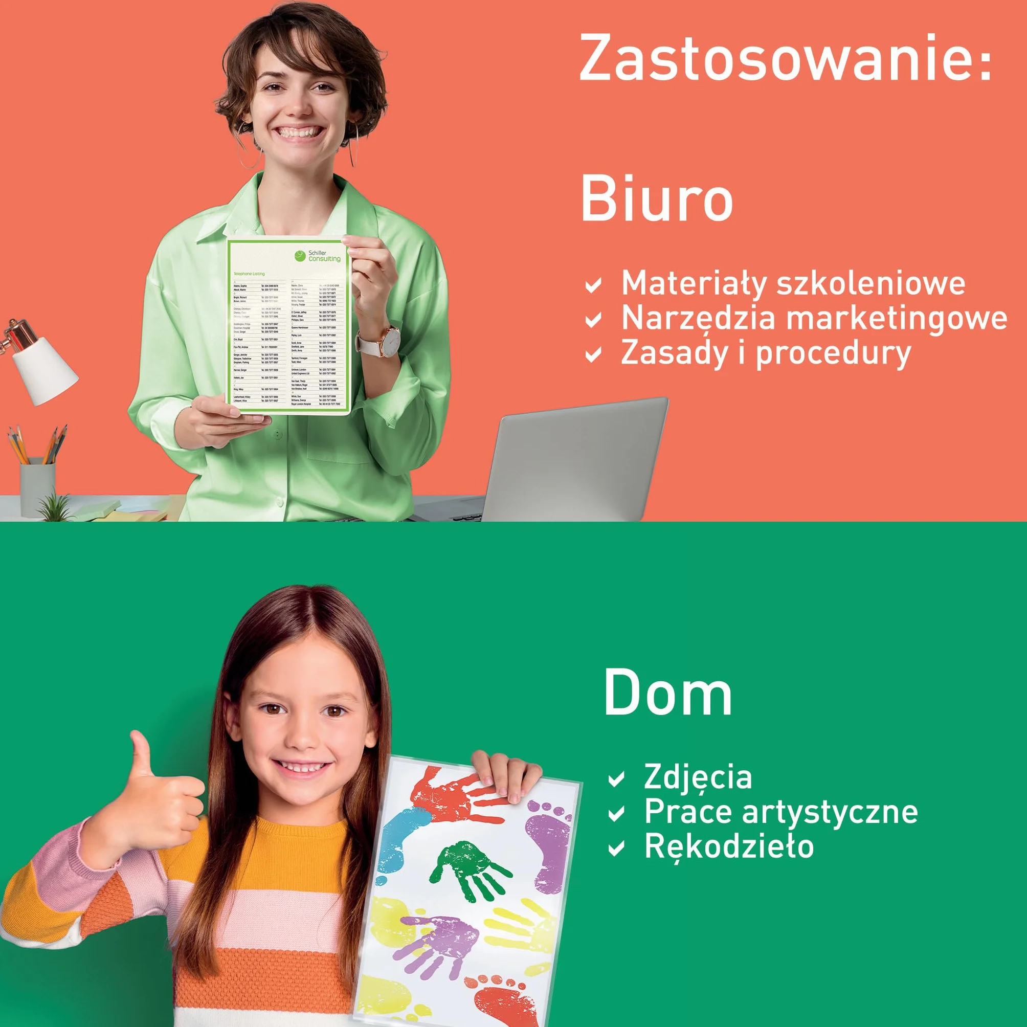 Leitz 74920000 Folie do Laminowania, Przezroczysty, A5