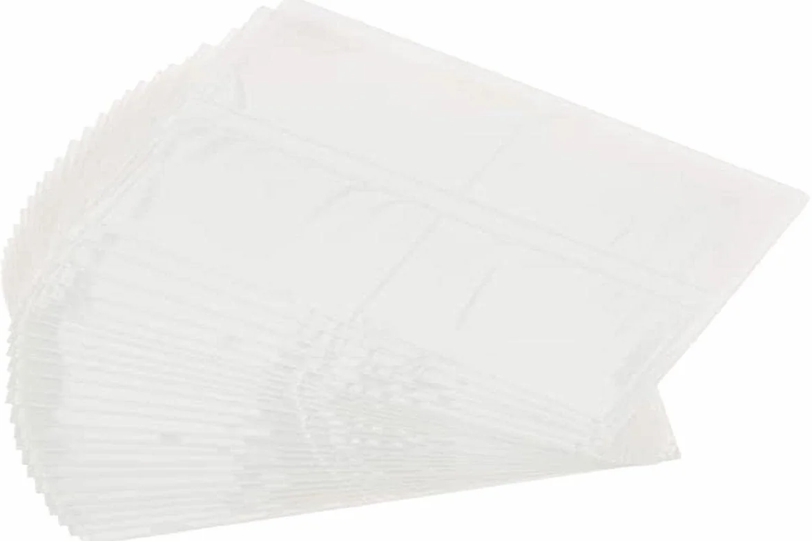 Durable 829319 Kieszonka samoprzylepna Pocketfix (na wizytówki), opak. 100 sztuk, przezroczysta.