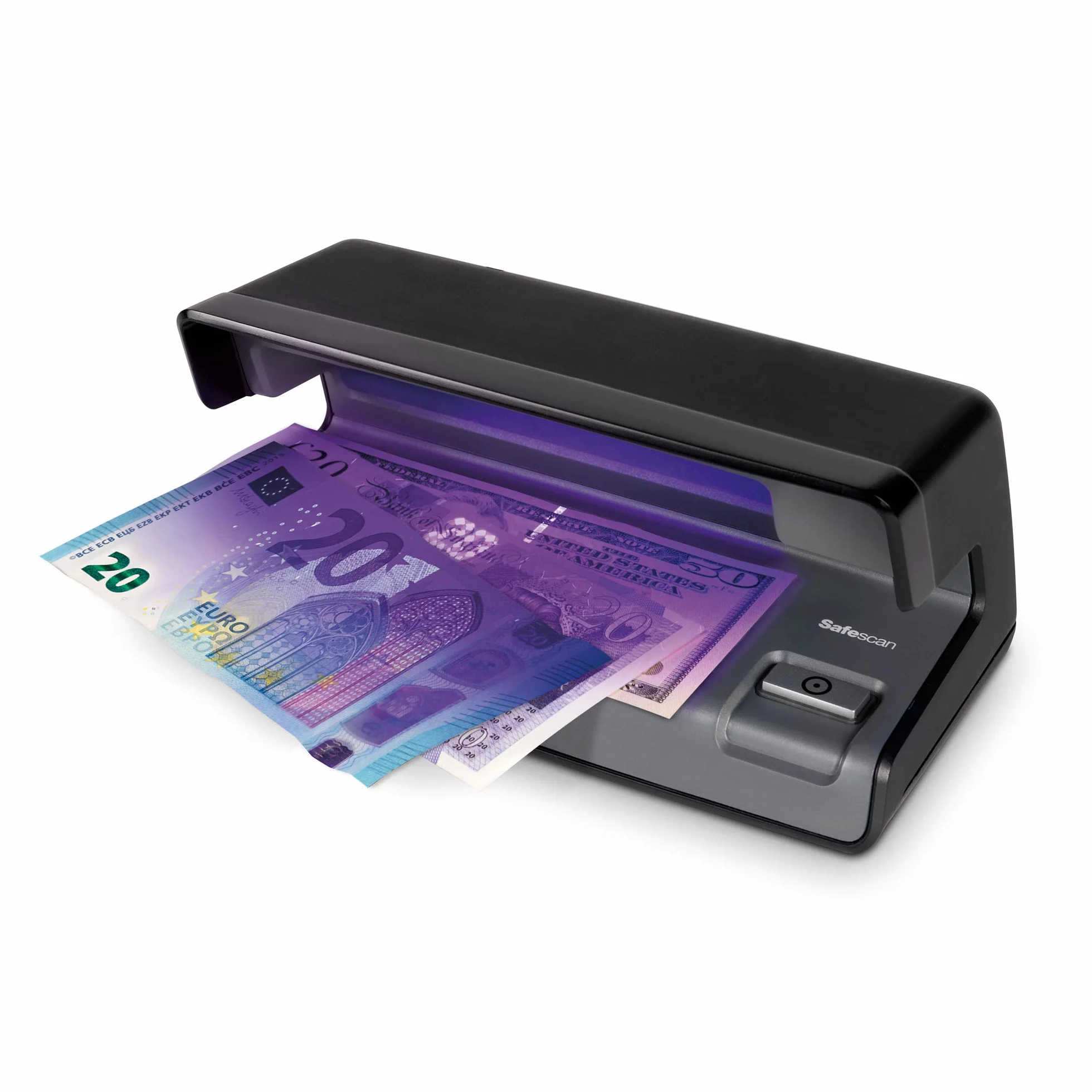 Safescan 50 Black – wykrywacz UV do fałszywych banknotów, sprawdzania kart kredytowych i dokumentów tożsamości