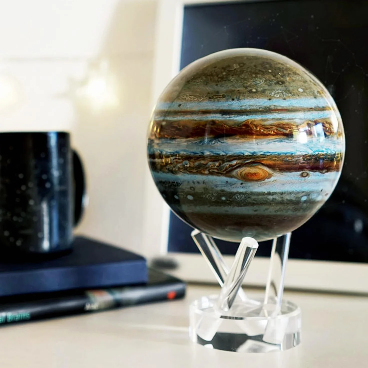 MOVA Globe Jowisz Prestige 8,5" Samonapędzający się globus zasilany światłem Cicha praca bez baterii