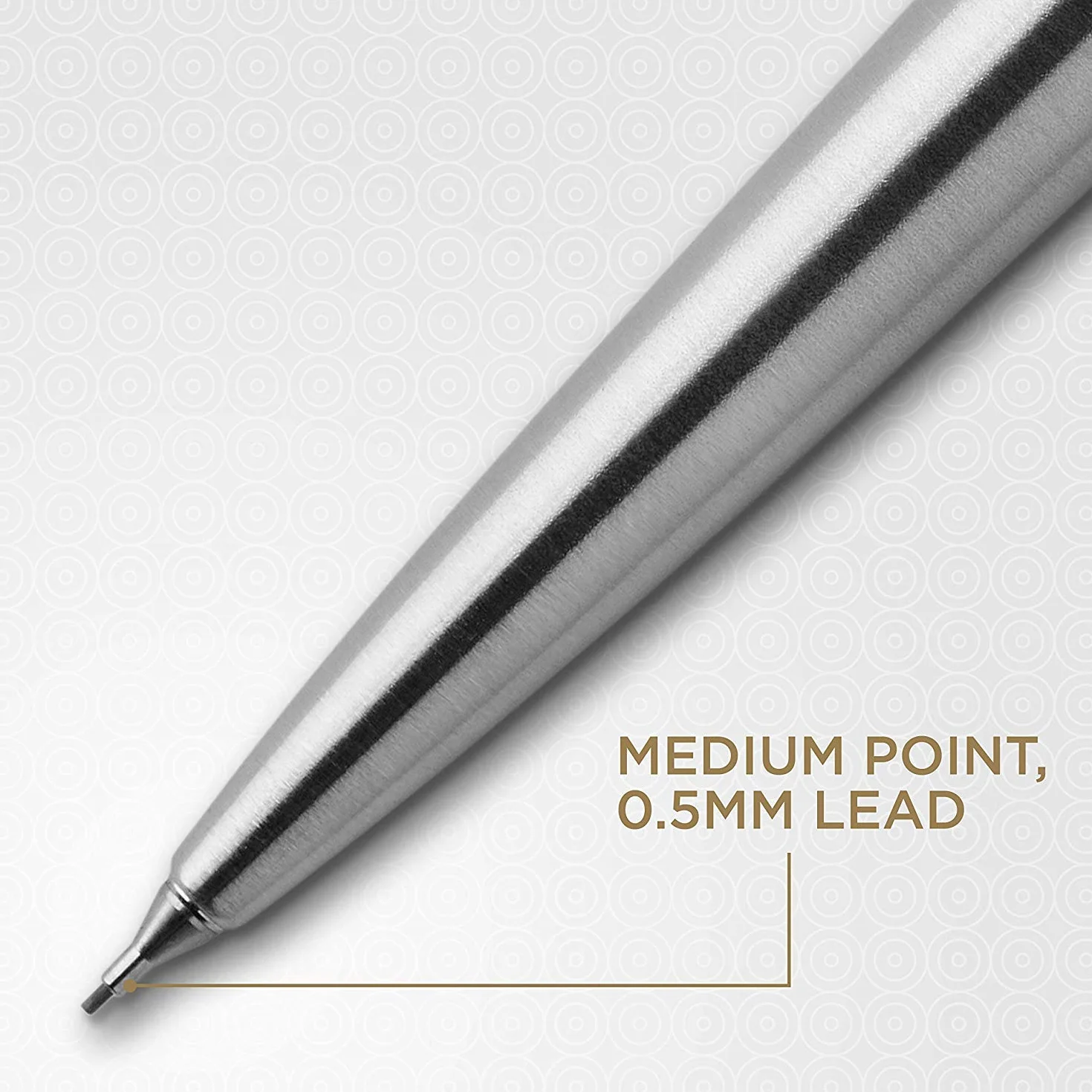 Parker Jotter 2093256 Zestaw Długopis i Ołówek, Srebrny, Niebieski Atrament, 2 Sztuki