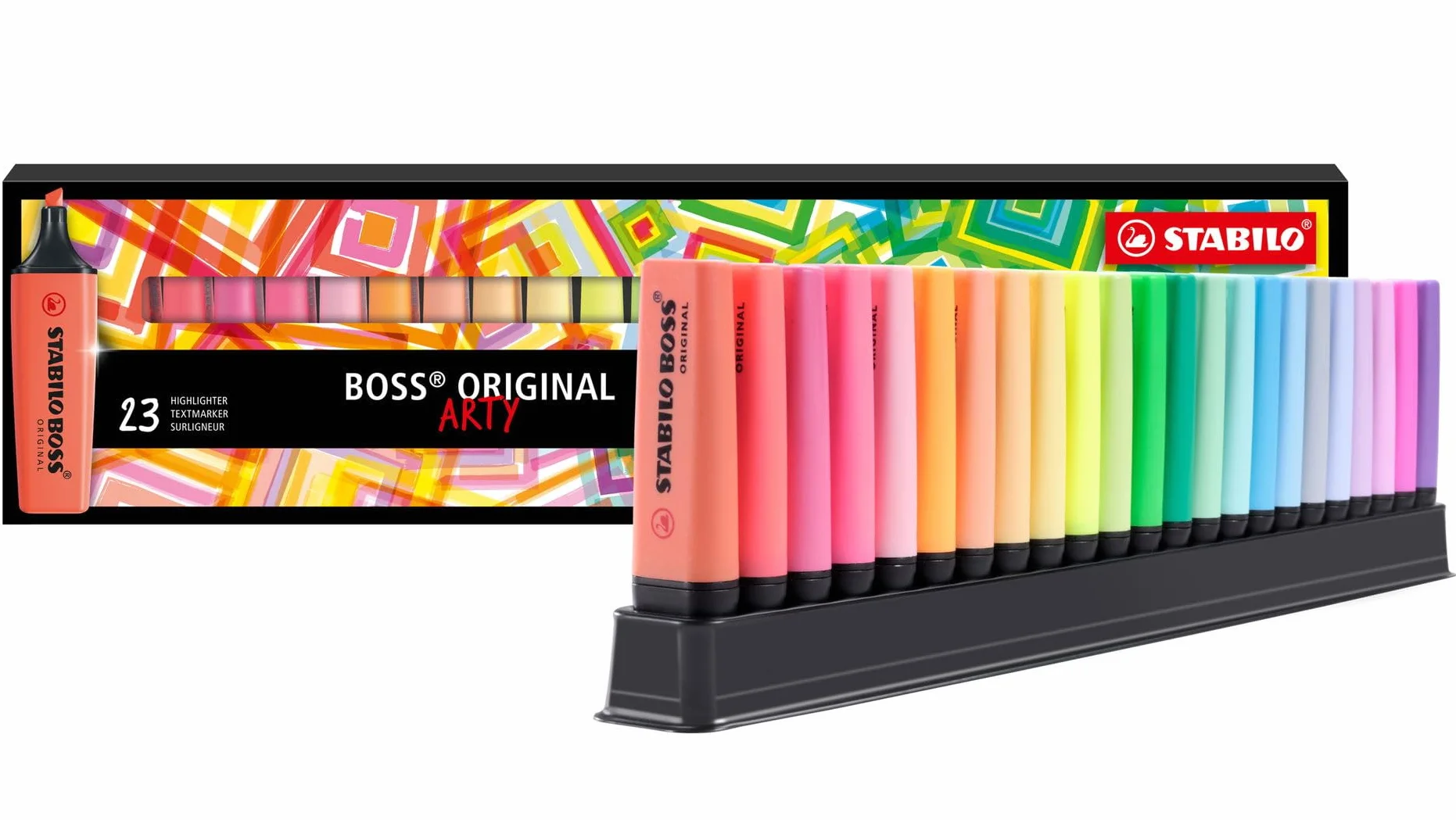 Stabilo Boss Original Arty EO7023-01-5-20 Zakreślacze, Wielokolorowy, 23 sztuki