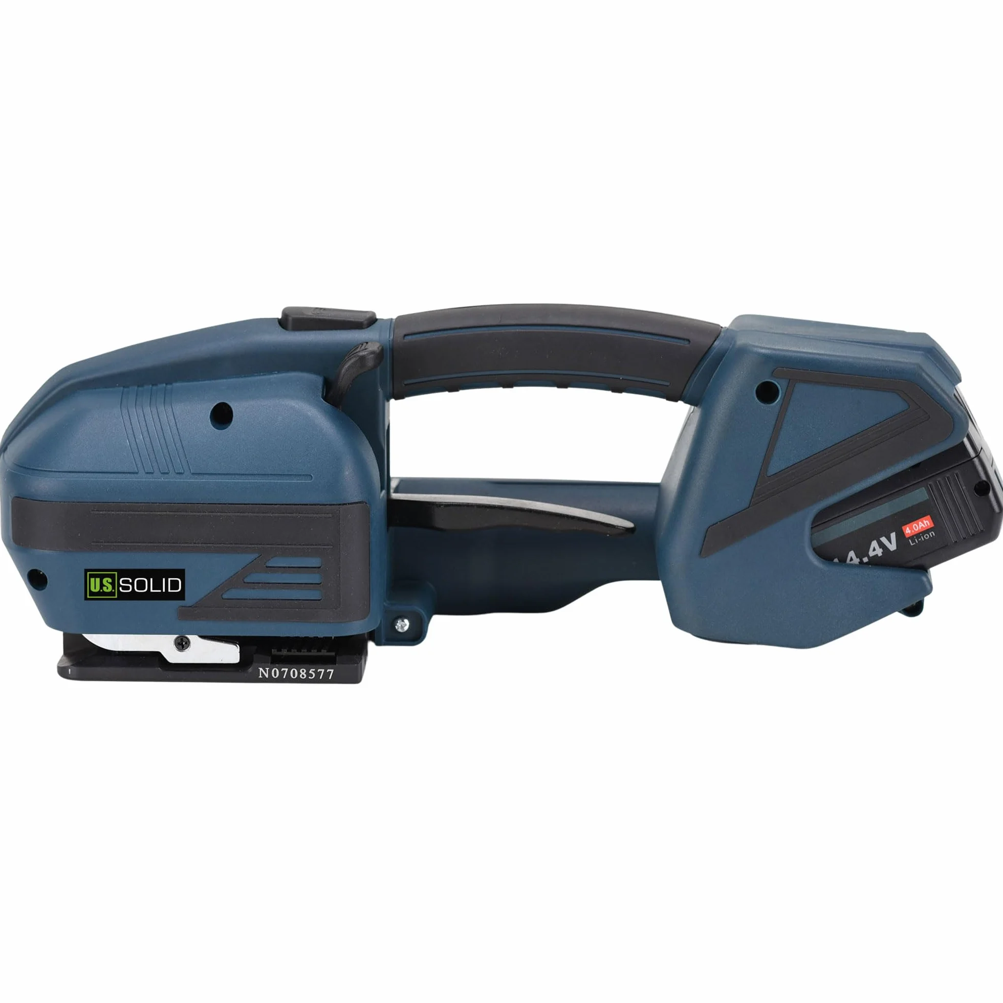 U.S. SOLID Elektryczna maszyna do spinania z ekranem LCD do taśm PP PET 13-16 mm, 2 x 4000 mAh, automatyczne urządzenie do spinania pudełek i palet