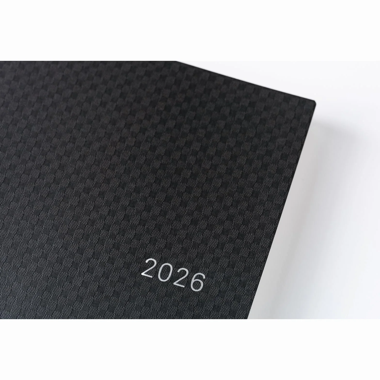 Hobonichi Techo HON A5 2026 – Paper Series: Black Gingham (angielski, styczniowy terminarz startowy)