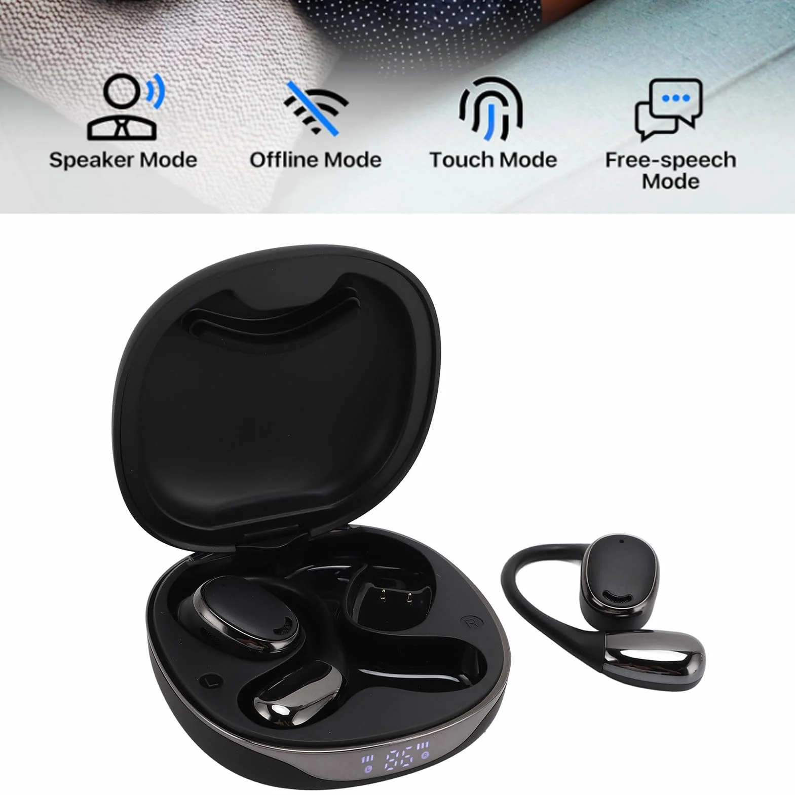 Słuchawki Douszne z Tłumaczem Języka, oferują Dwukierunkowe Tłumaczenie w Czasie Rzeczywistym na 144 Języki, z Bluetooth i aplikacją Zapewniają Natychmiastowe Tłumaczenie Głosowe