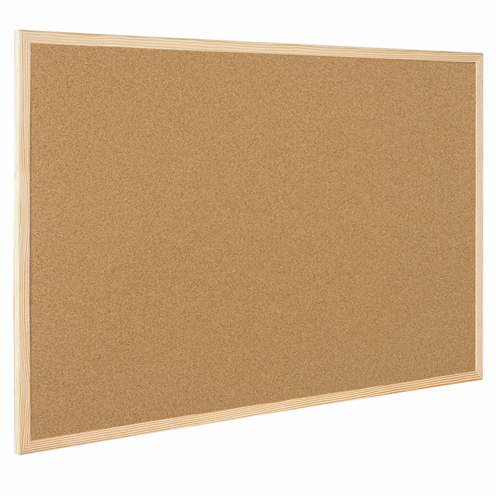 Raylu Paper® Tablica korkowa z ramą sosnową, ogłoszeniowa 40x30 cm z zestawem montażowym