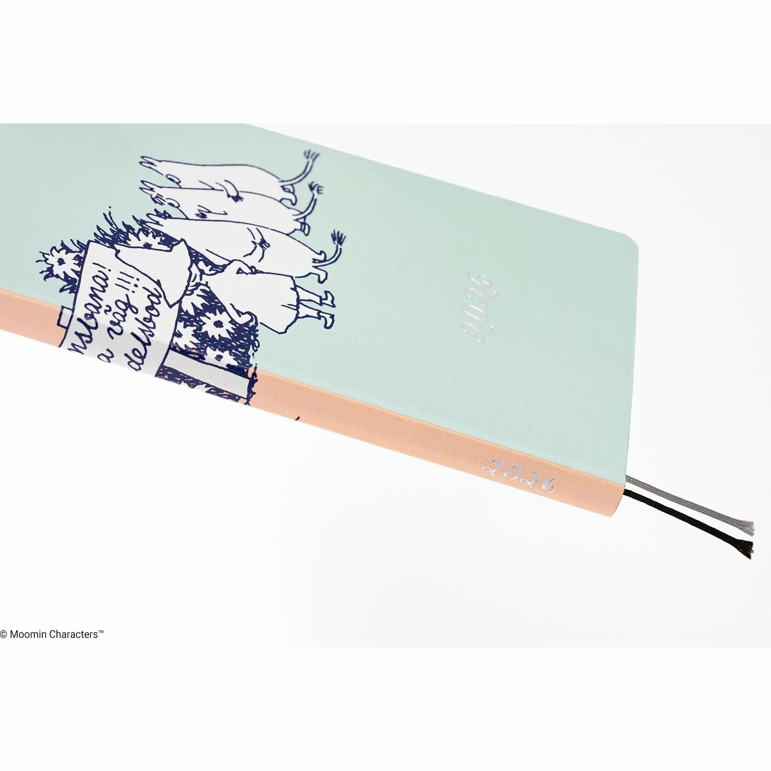 Hobonichi Techo 2026 Spring Weeks – Moomin: To the Outdoor Dance Hall (japoński, wysoki i cienki, kwietniowy start)