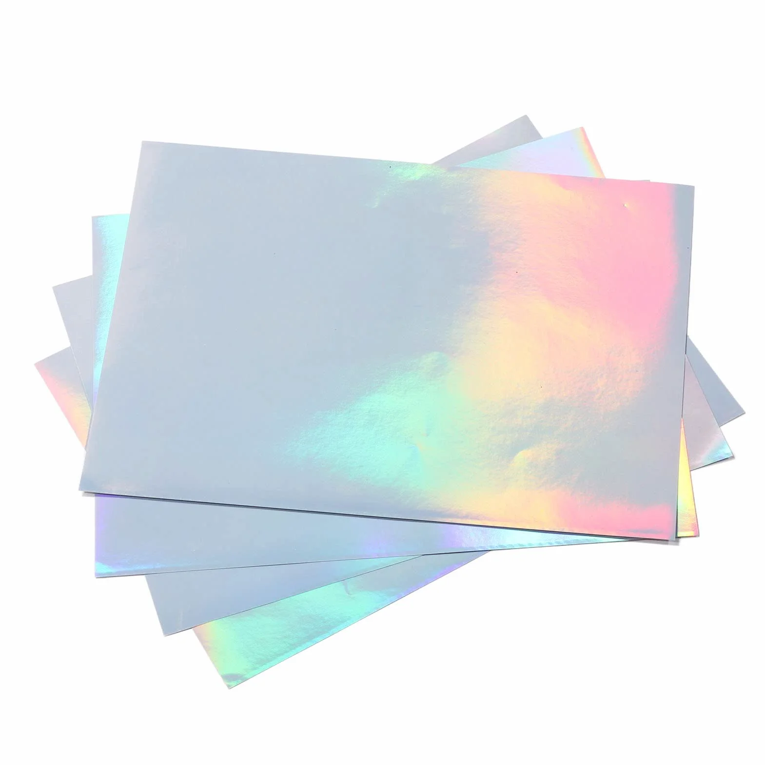 22 Arkusze A4 Papier do Naklejek Holograficznych do Druku, Wodoodporna Folia Aluminiowana Laserowo Papier Holograficzny w Sztyfcie, 210 Mm X 297 Mm / 8 X 12 Cali Rozmiar