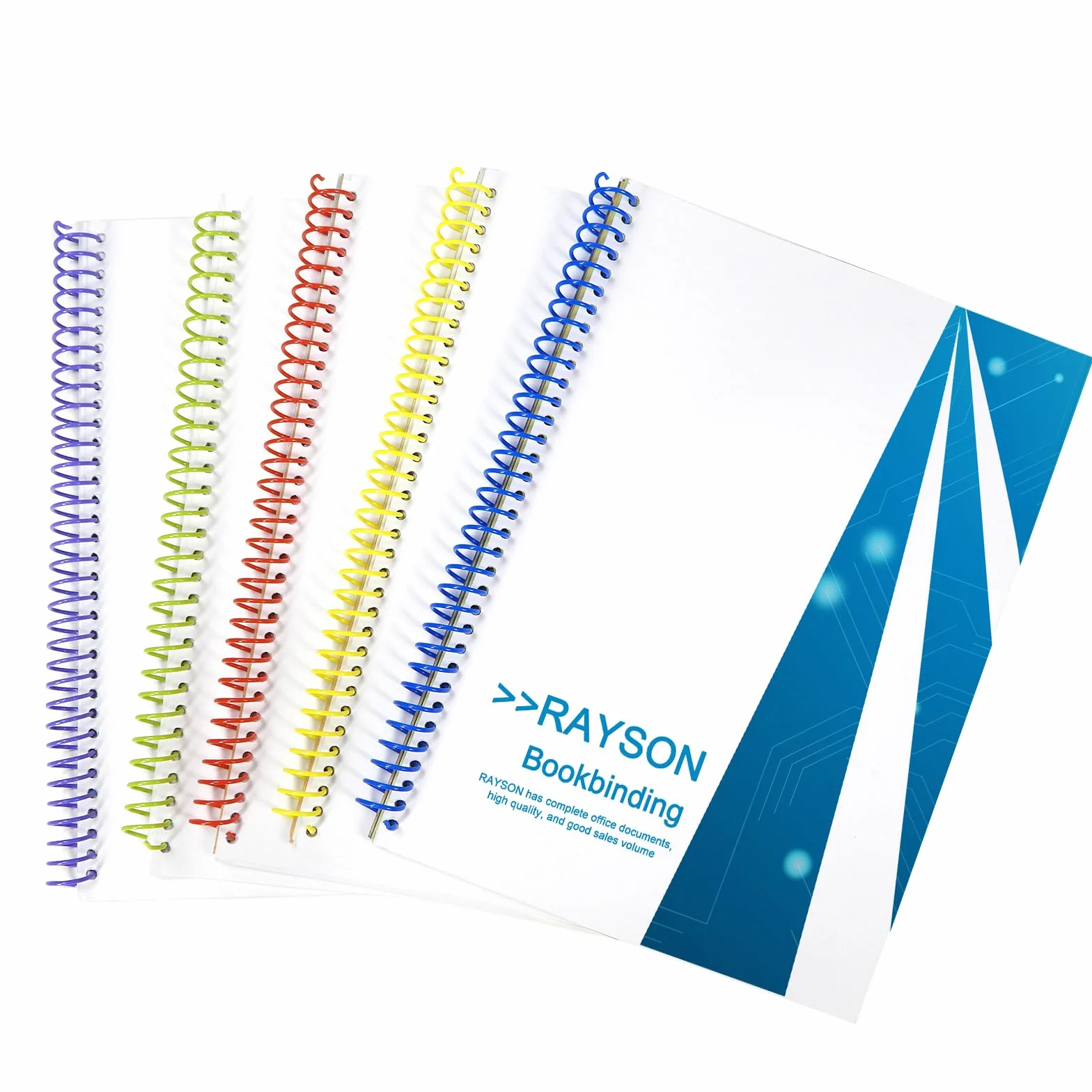 RAYSON Spiralne cewki do bindowania A4 12,7 mm skok 3:1 100 sztuk