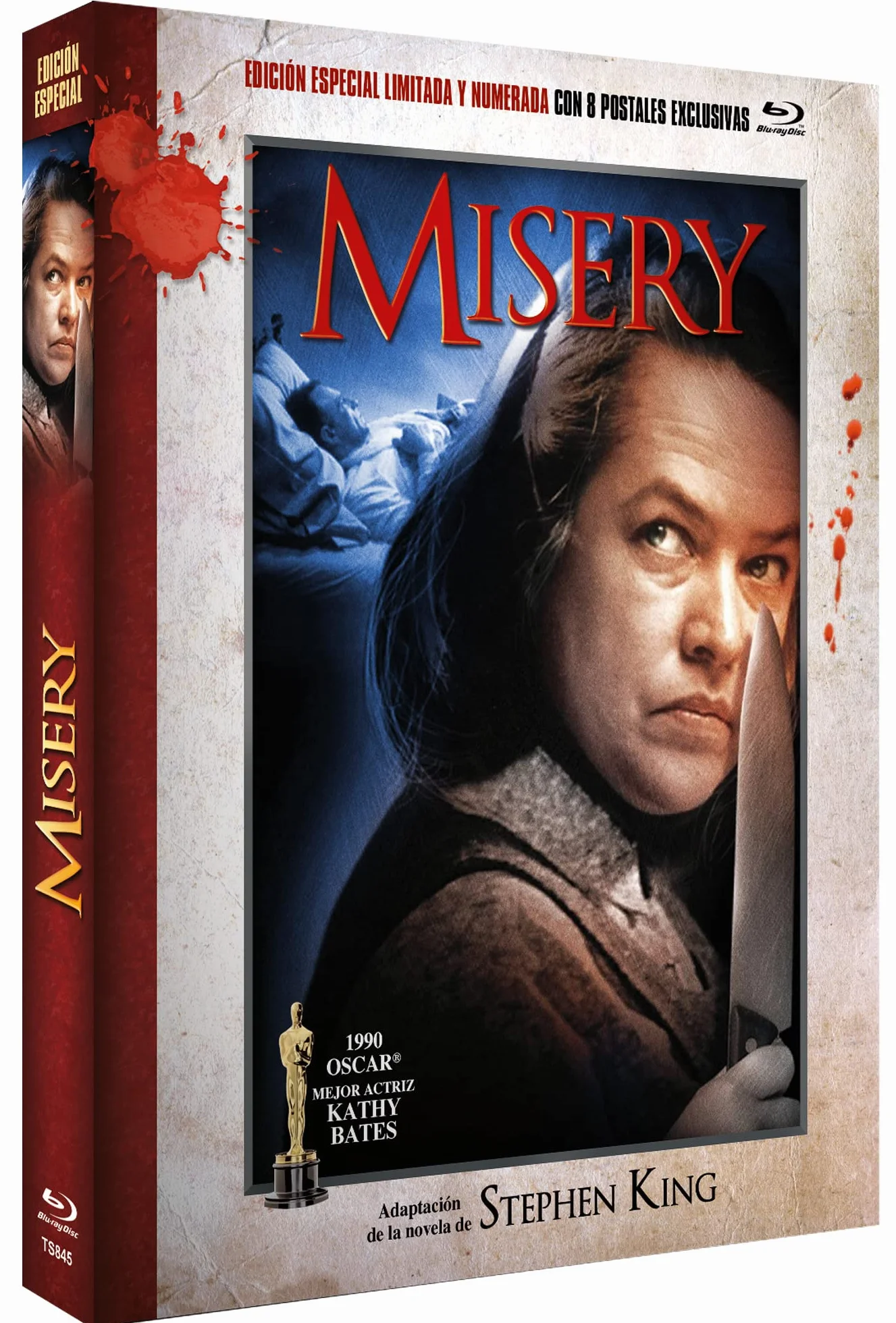 Edición Especial Limitada Con Funda y Postales BD 1990 Misery [Blu-Ray] [Import]