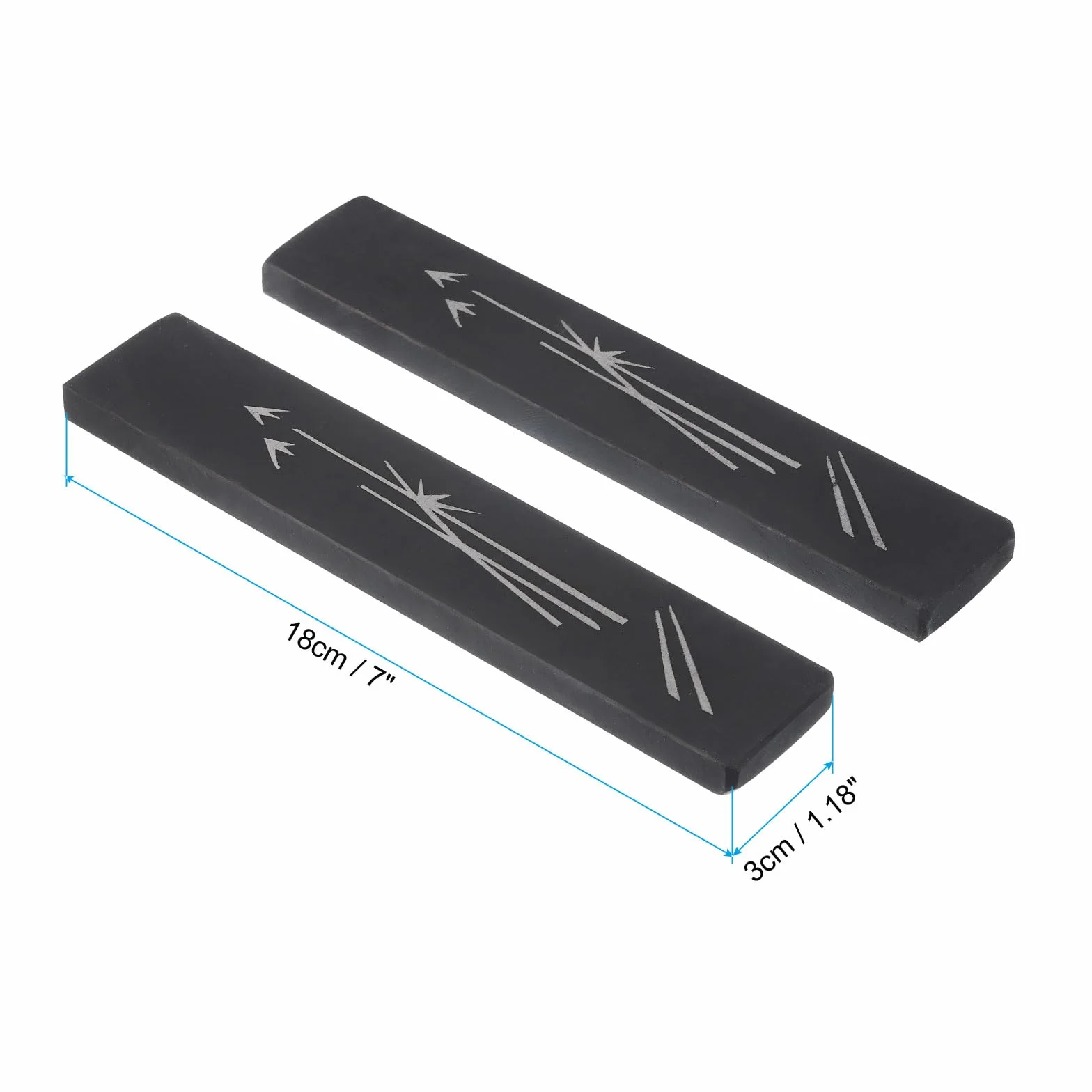 PATIKIL Ciężarki do papieru do kaligrafii, 1 para, 18 cm, chiński kamień
