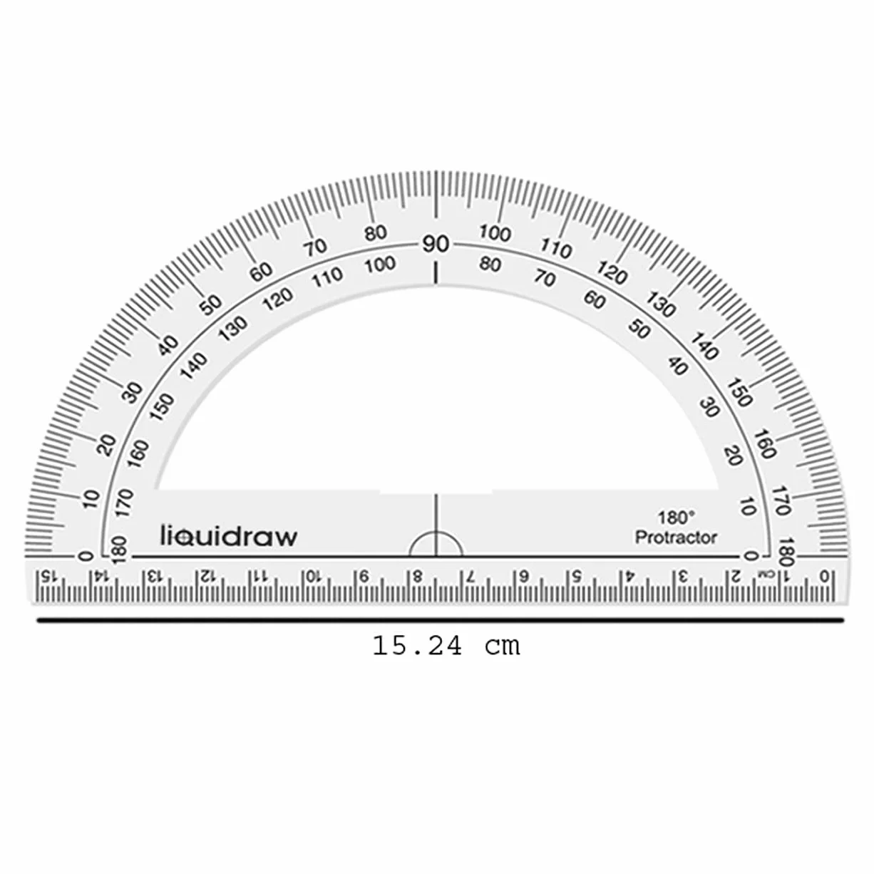 Liquidraw Zestaw kwadratowa trójkątna linijka geometryczna kątomierz 5 dużych