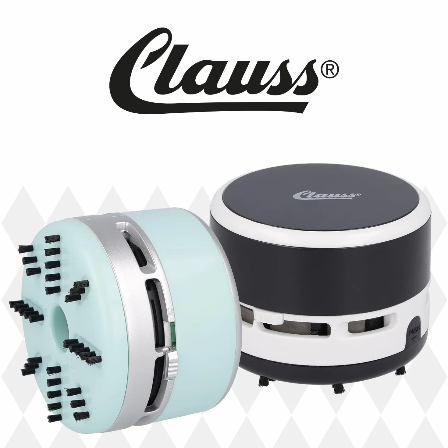Clauss 2Clean CL-50002 00 Odkurzacz, Srebrny/Zielony, ‎8.4 x 8.4 x 6.3 cm; 132 g