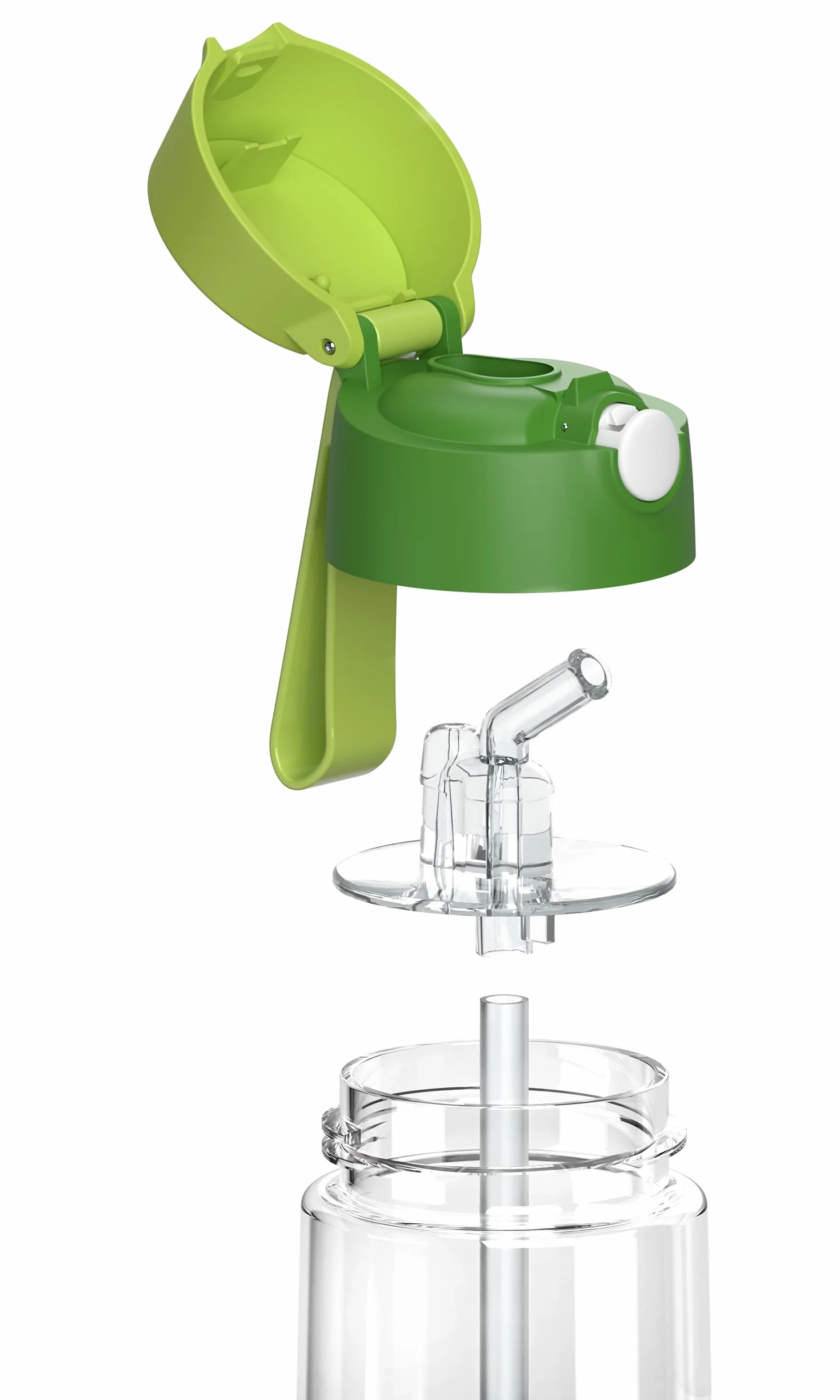 Jarlson® - Butelka dla dzieci ze stali nierdzewnej - butelka dla dzieci 500 ml - butelki bez BPA - ze słomką - do szkoły, sportu i przedszkola