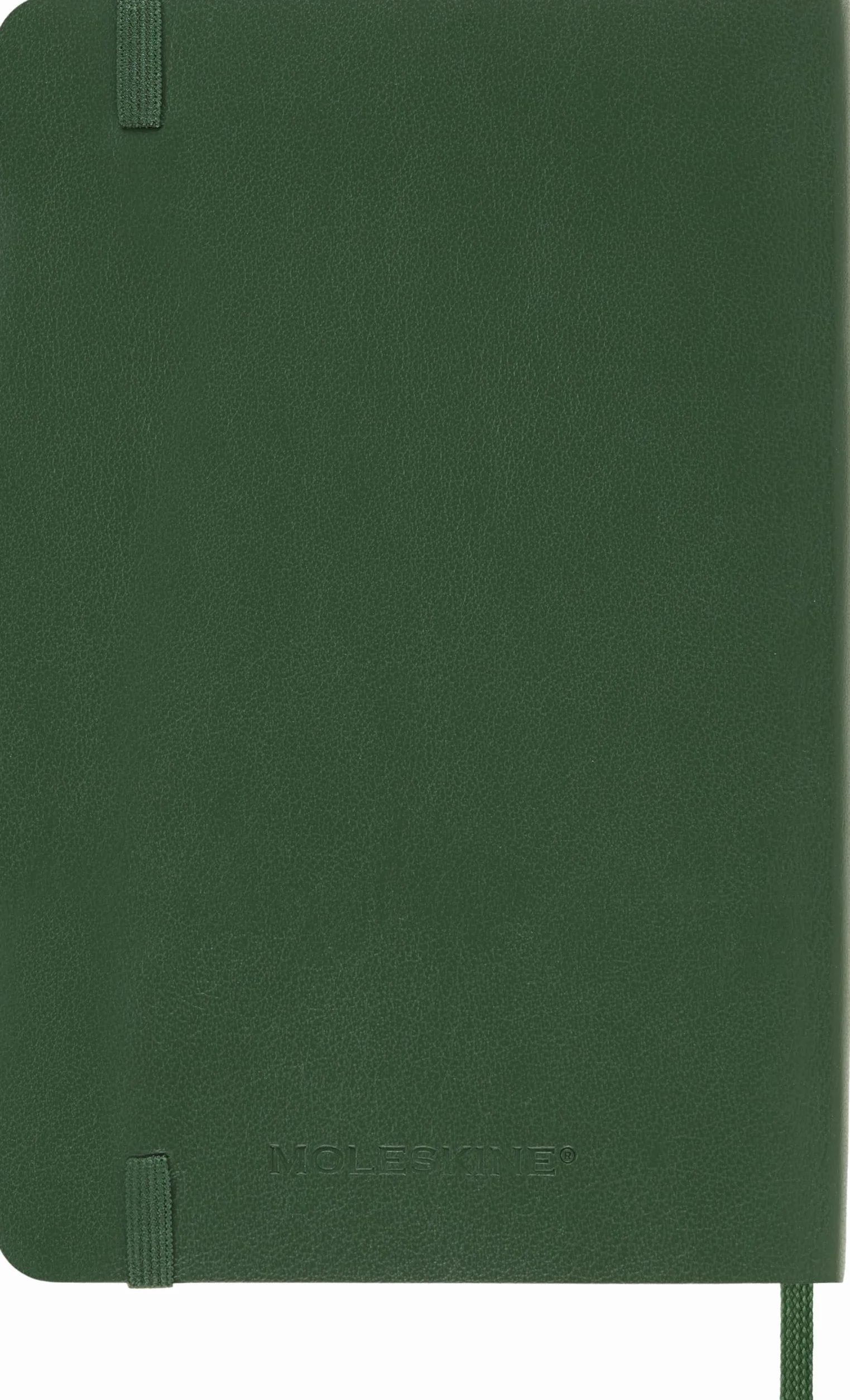 Moleskine 12 Monate Wochen Notizkalender 2026, Pocket/A6, 1 Wo = 1 Seite, rechts linierte Seite, Weicher Einband, Myrtengrün