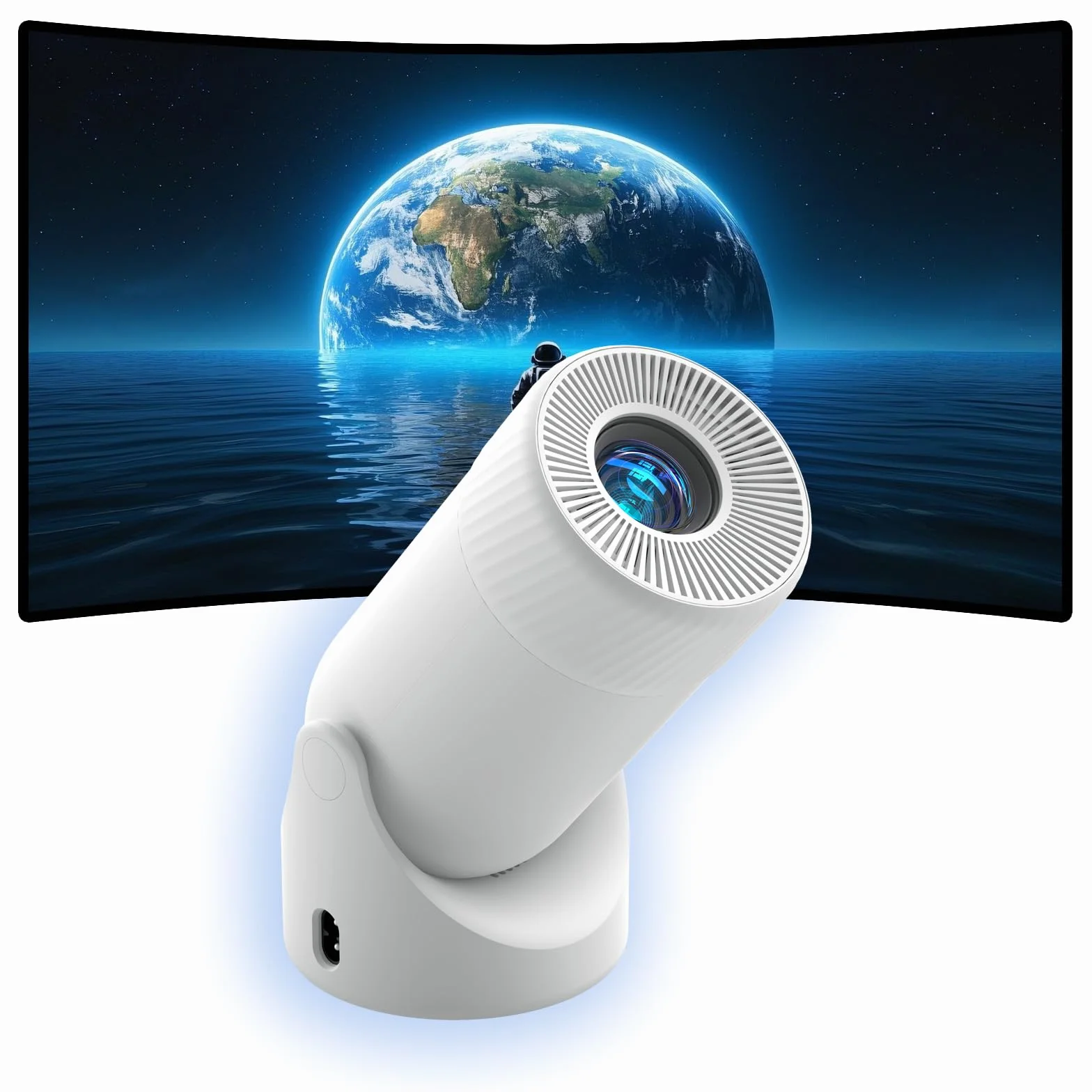 Projektor XL2-23E 4K Mini Inteligentny z Wi-Fi 6 5G Bluetooth Automatyczna Korekcja Trapezu
