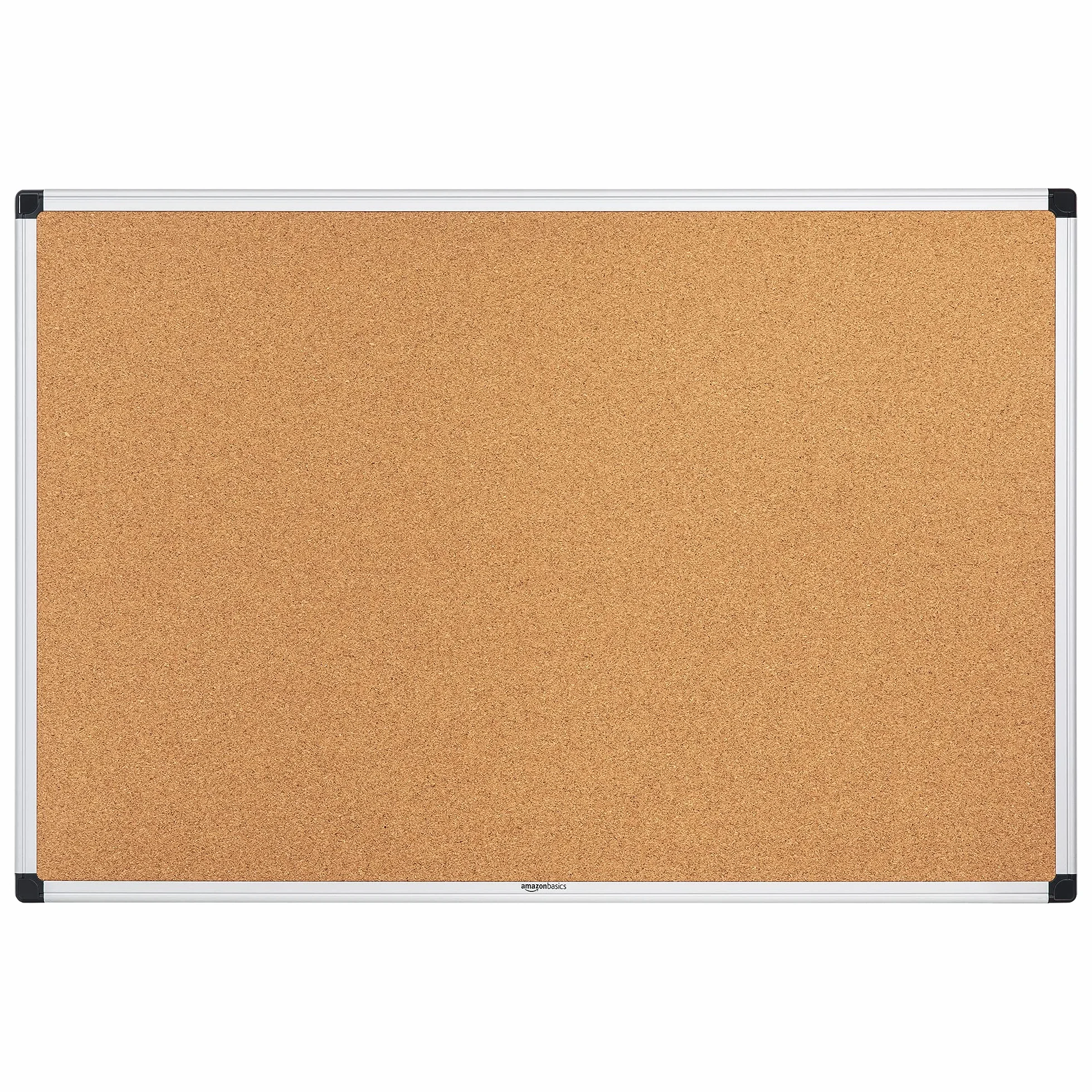 Amazon Basics Tablica korkowa aluminiowa ramka 90 cm x 60 cm