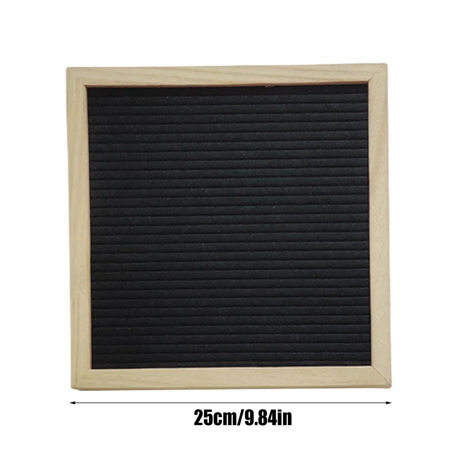 Board With Letters Changeable,Letter Sign Board | Rustic Felt Letterboard, 9.84x9.84inch Billboard with Wooden Frame For Classroom Hospital Restaurant Cafe Wedding Birthday Celebration