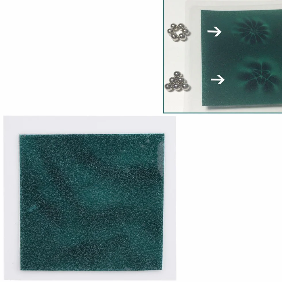 Przegl?dacz magnetyczny 50 ¡Á 50 mm magnetyczny wizjer pola karta magnes wz¨®r ogl?dania folia do obserwacji naukowej